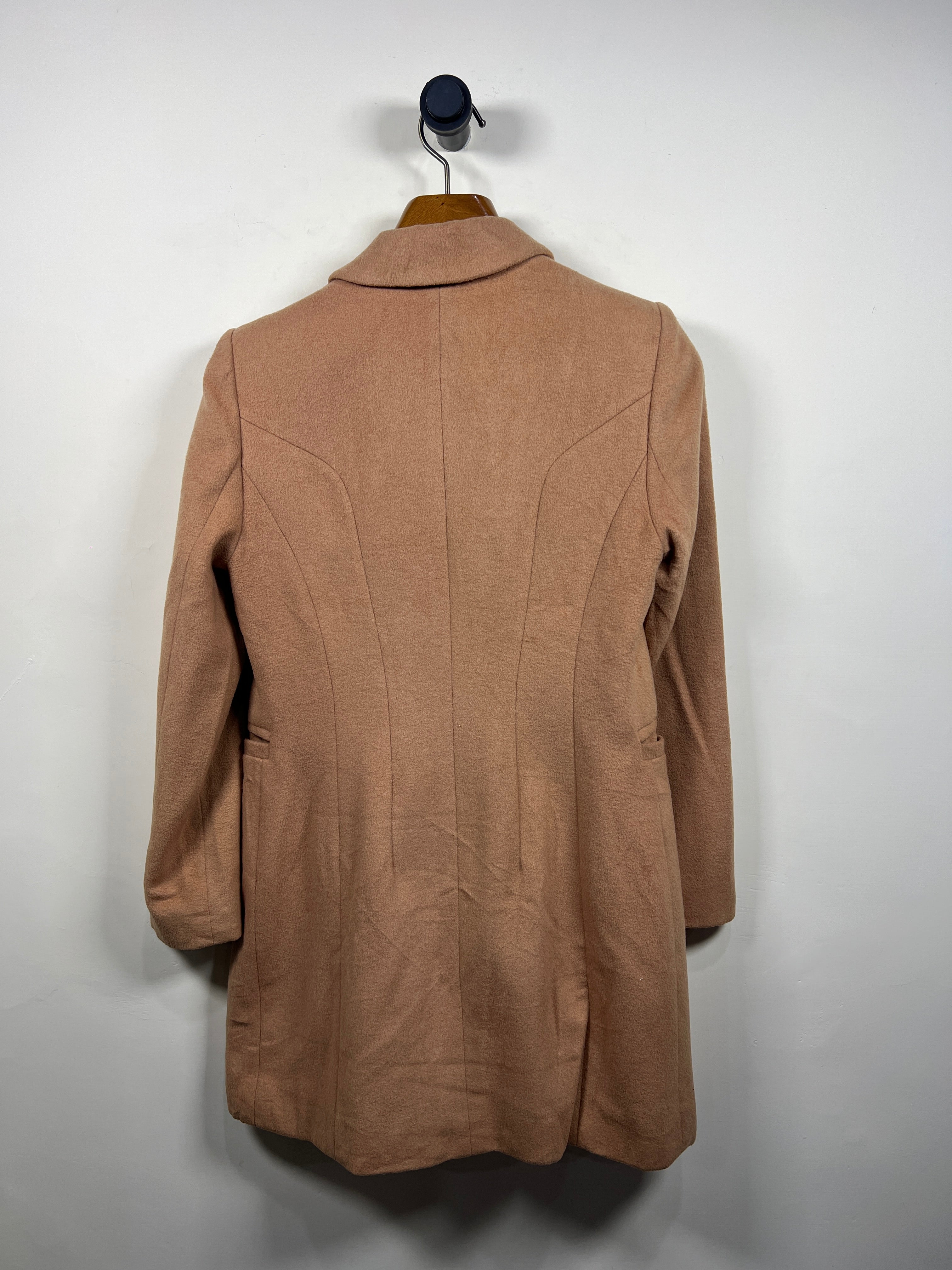 Line Wool Long Coat (Women) (Medium)
