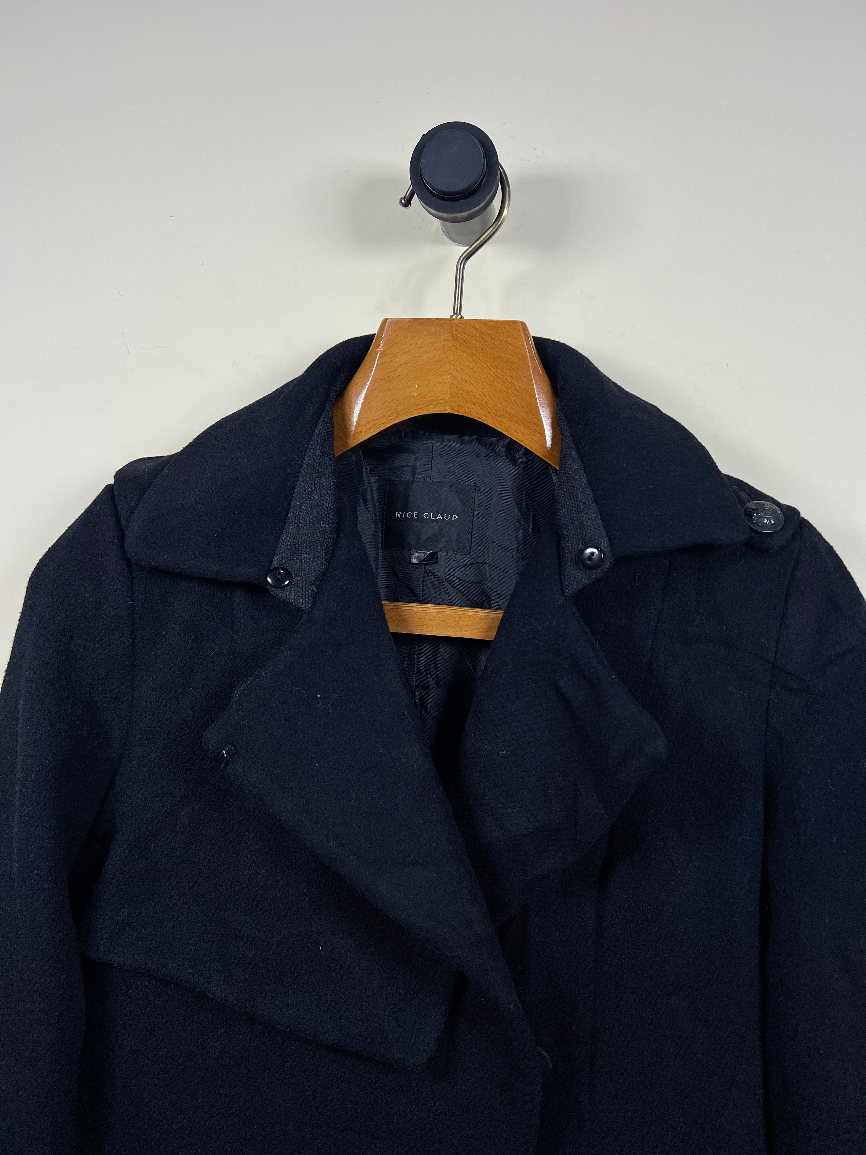 Nice Claup Wool Long Coat (Women) (Small-Medium)