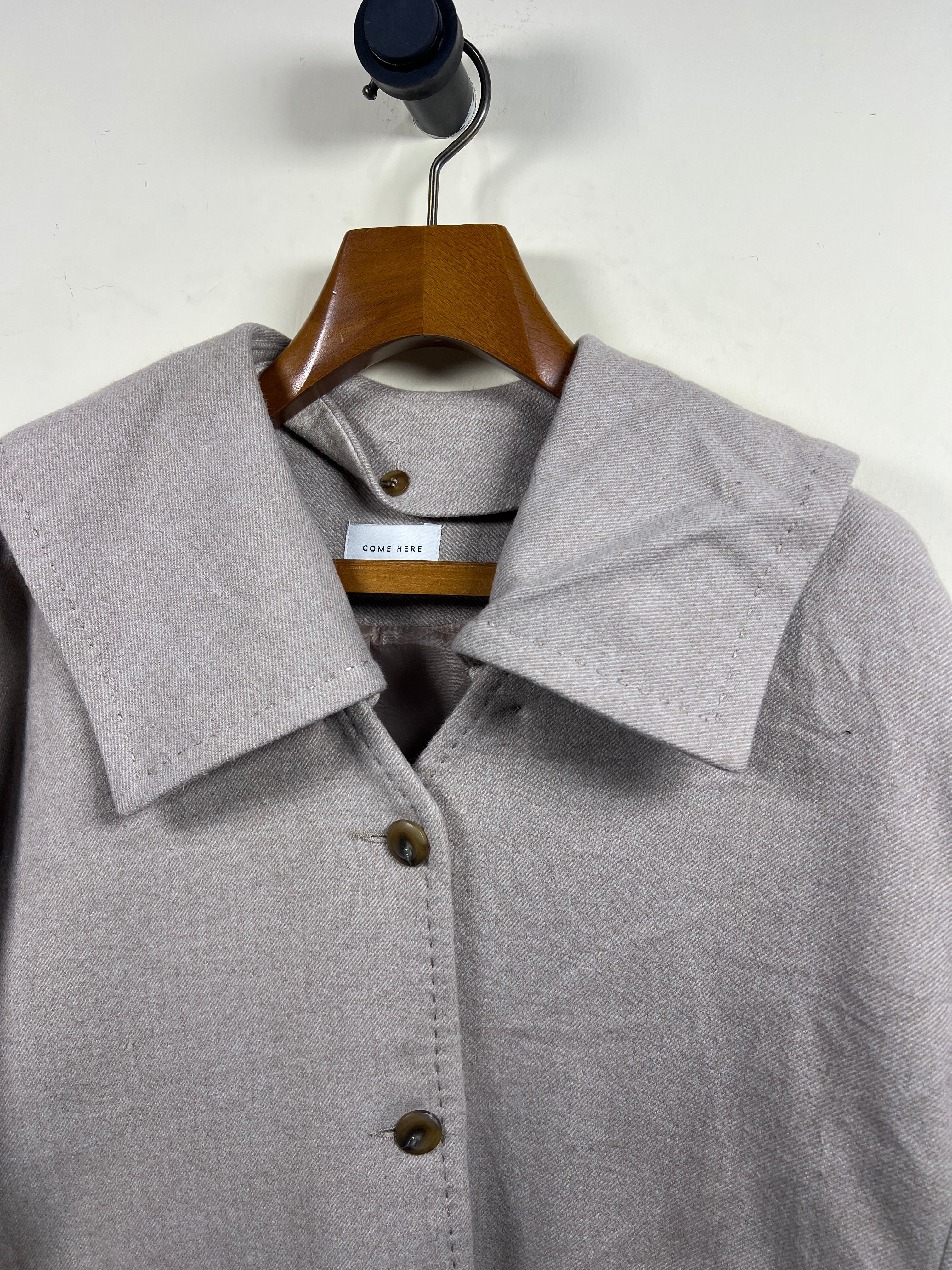 Come Here Wool Long Coat (Women) (XX-Large)