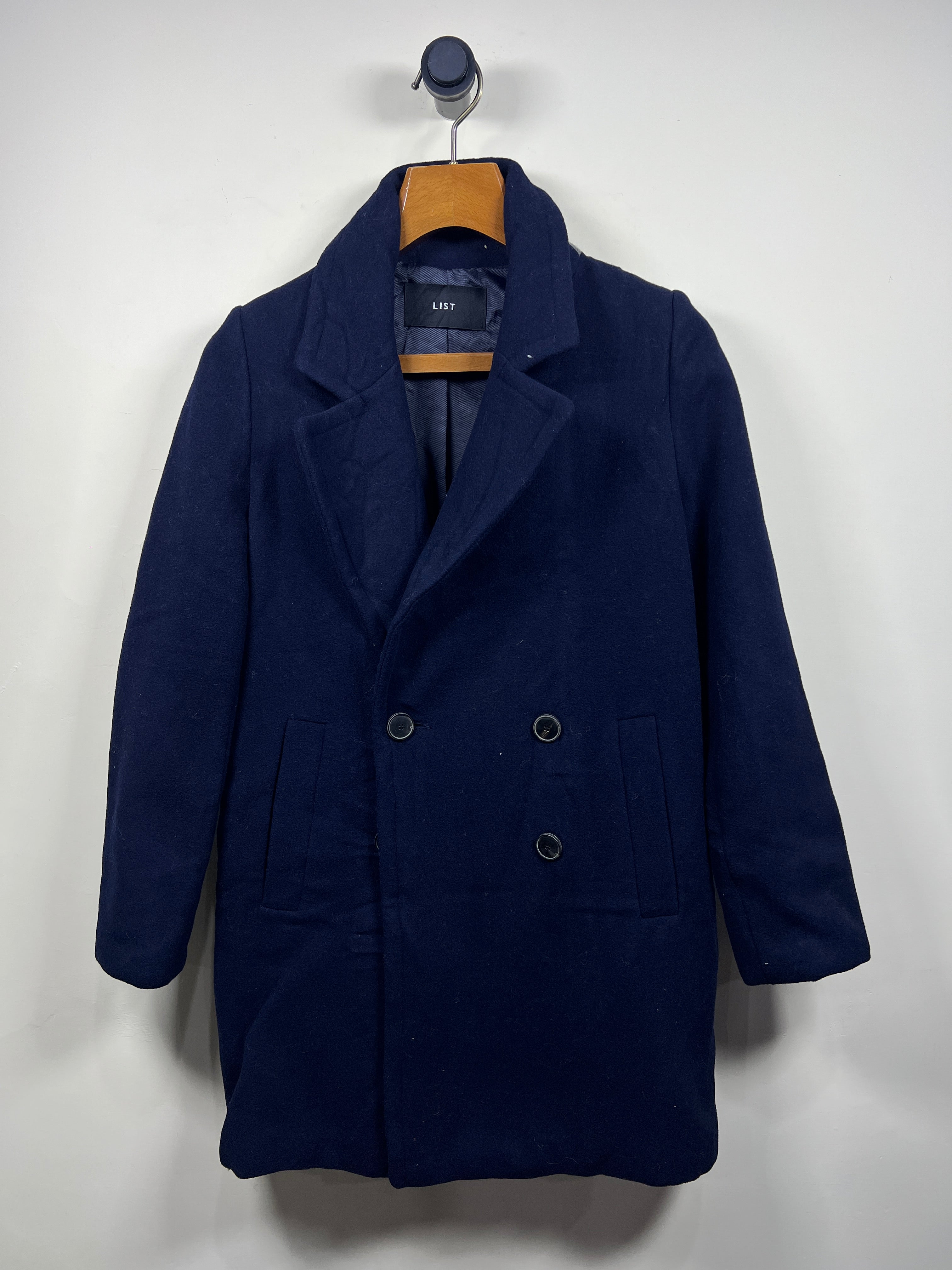 List Wool Long Coat (Women) ( Medium-Large)