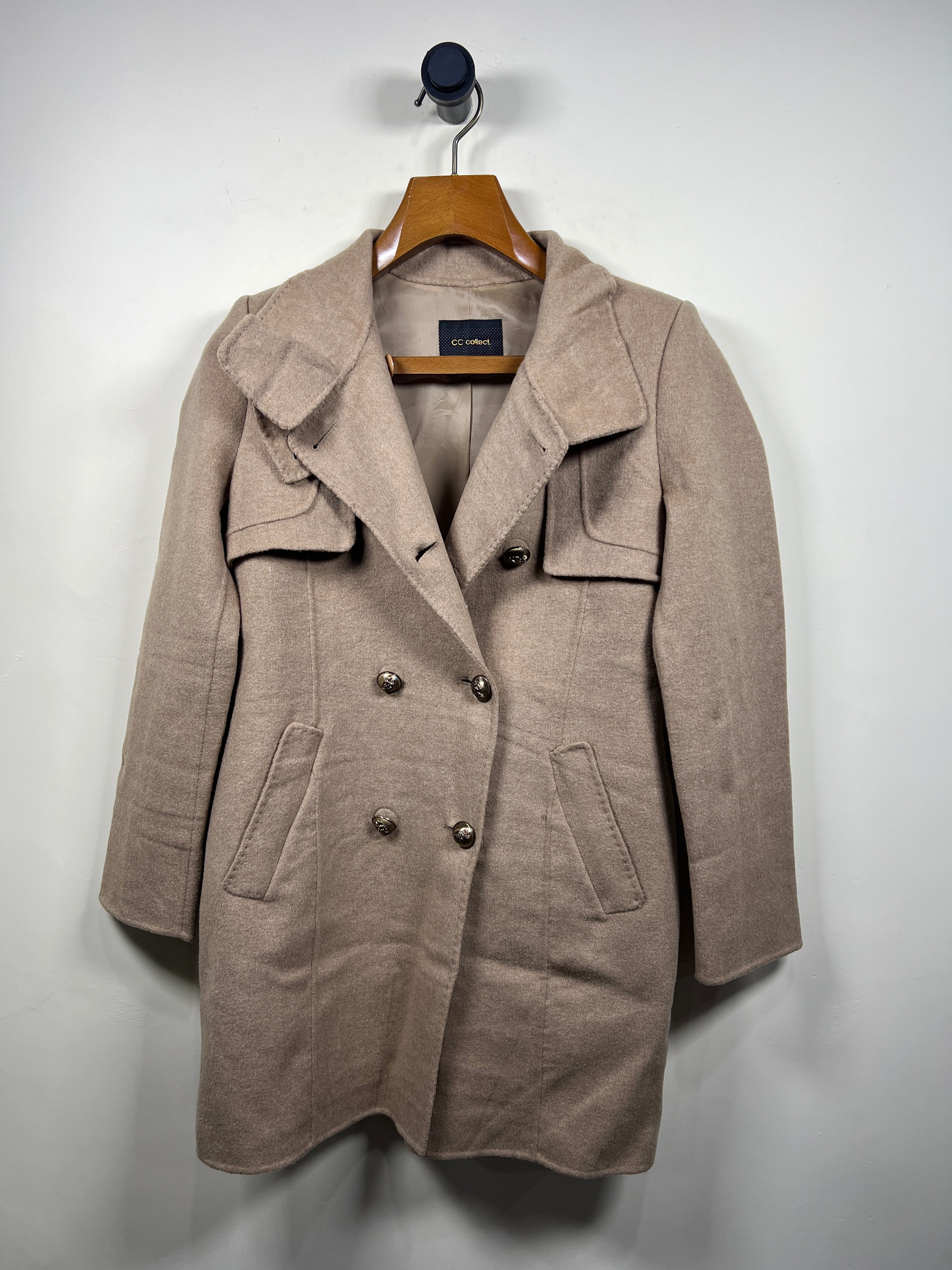 Cc Collect Wool Long Coat (Women) (Small-Medium)