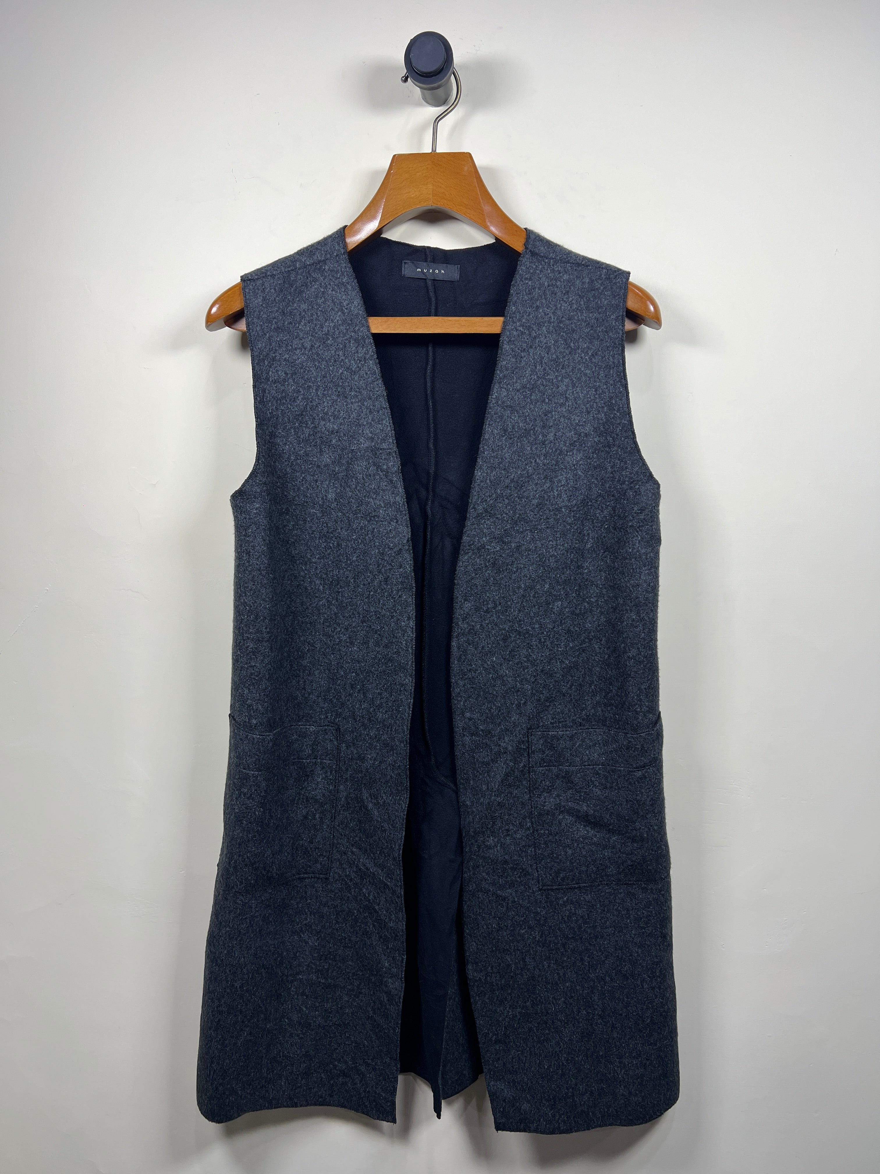 Muzak Wool Long Coat (Women) (Small-Medium)