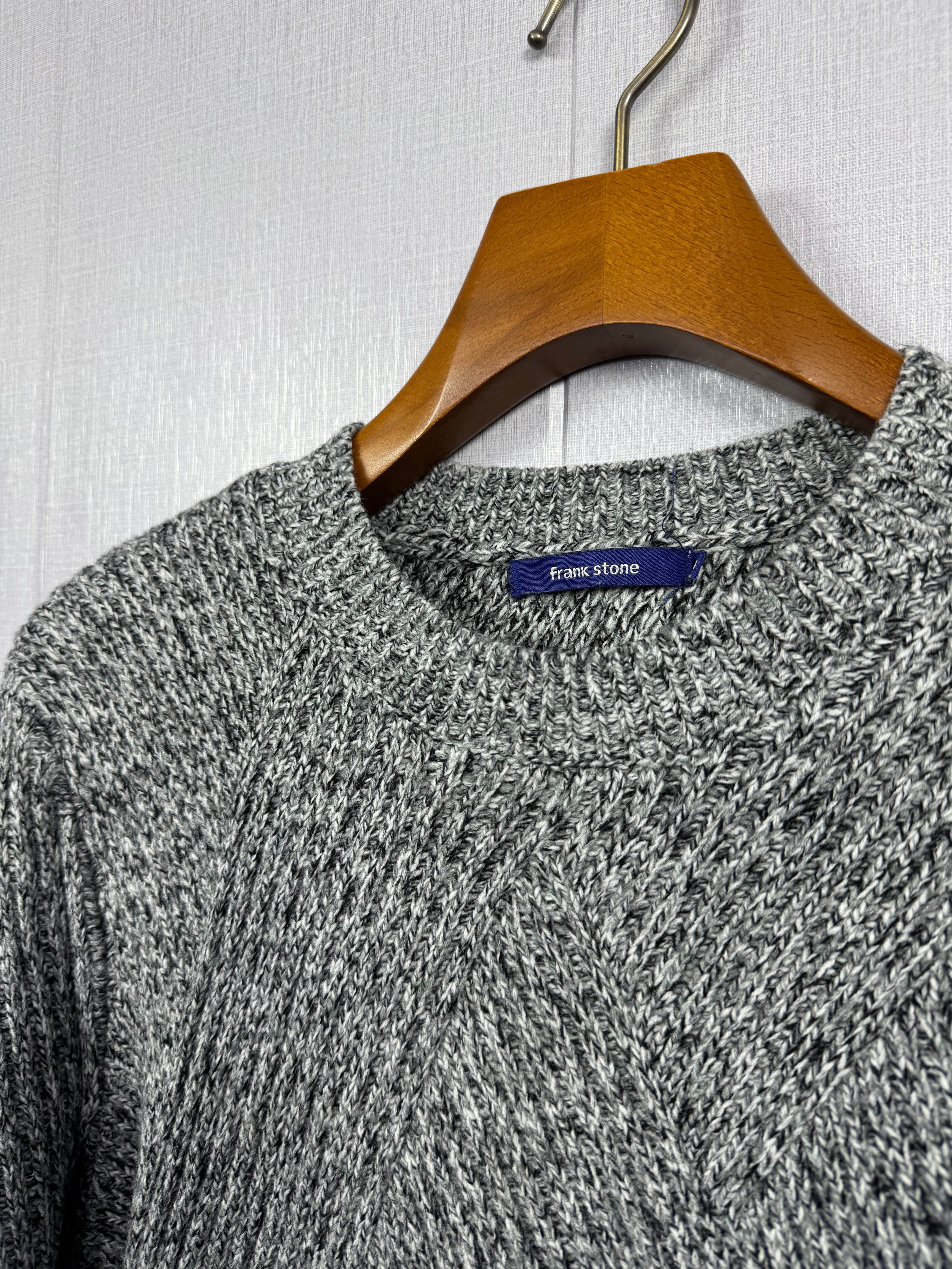 Frank Storm Cable Knitted Sweater (Medium)