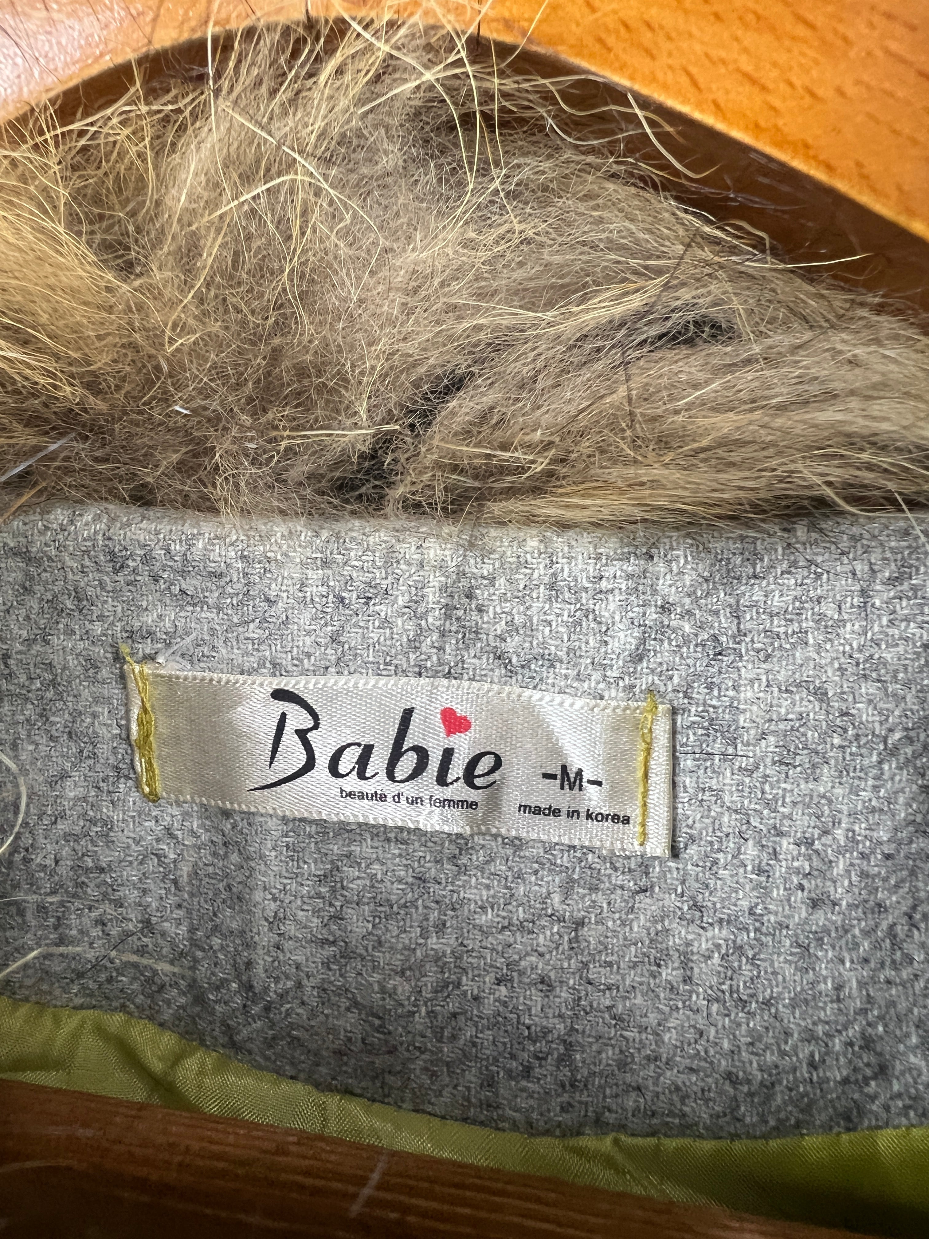 Babie Wool Long Coat (Women) (Medium-Large)