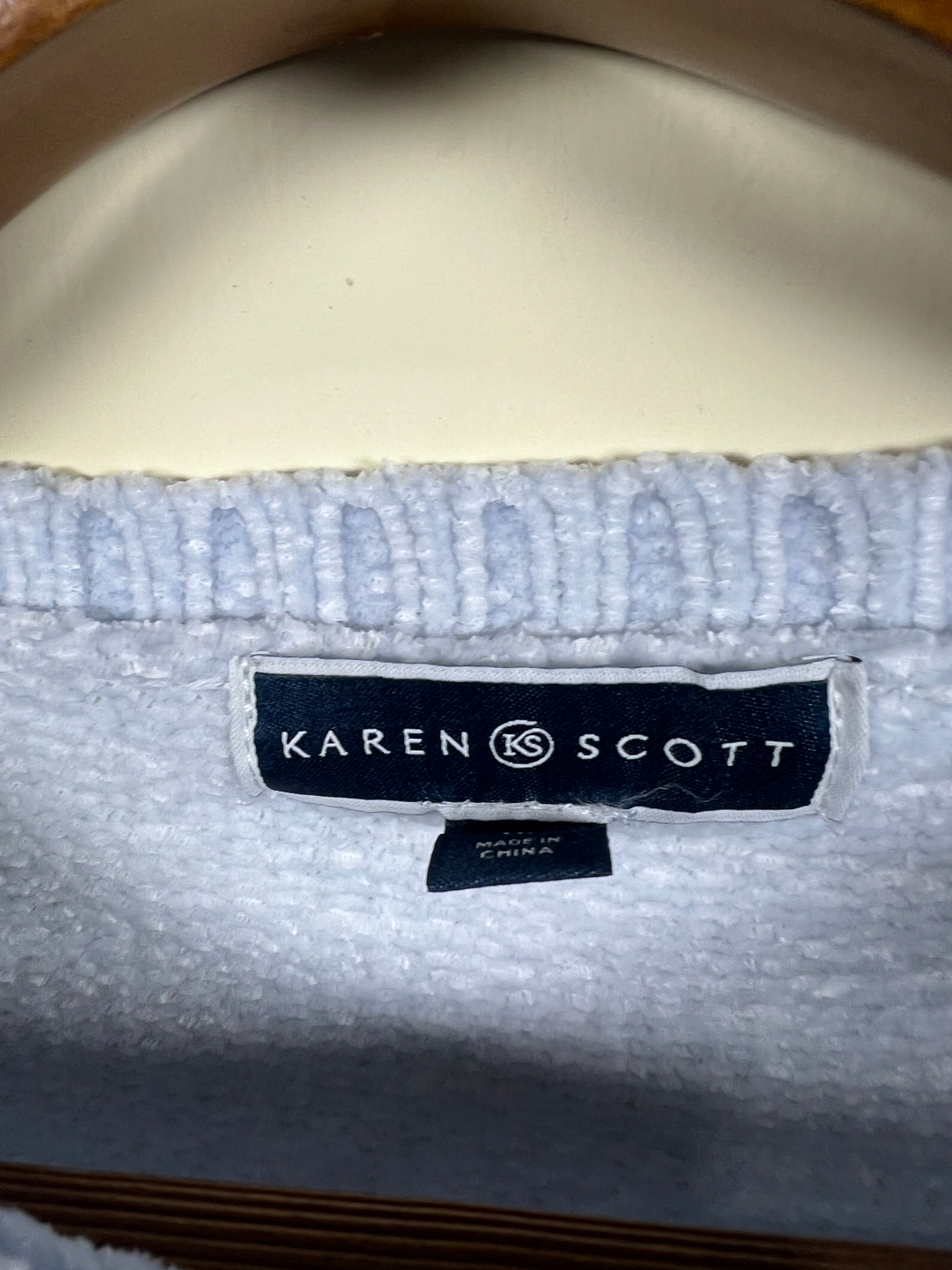 Karen Scott Velvet Sweater (Women) (X-Large)