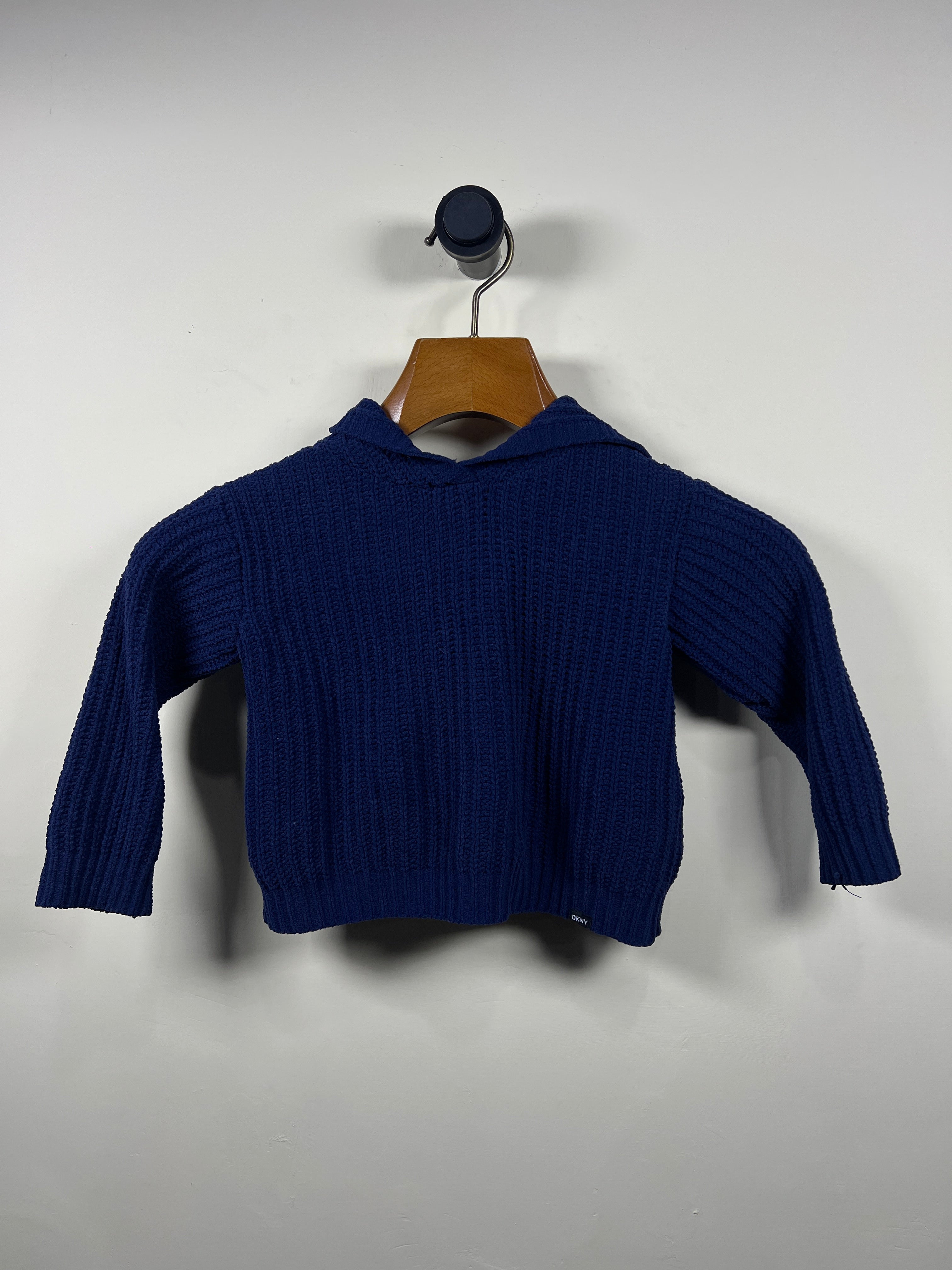 DKNY Crop Velvet Sweater (Women) (Small)