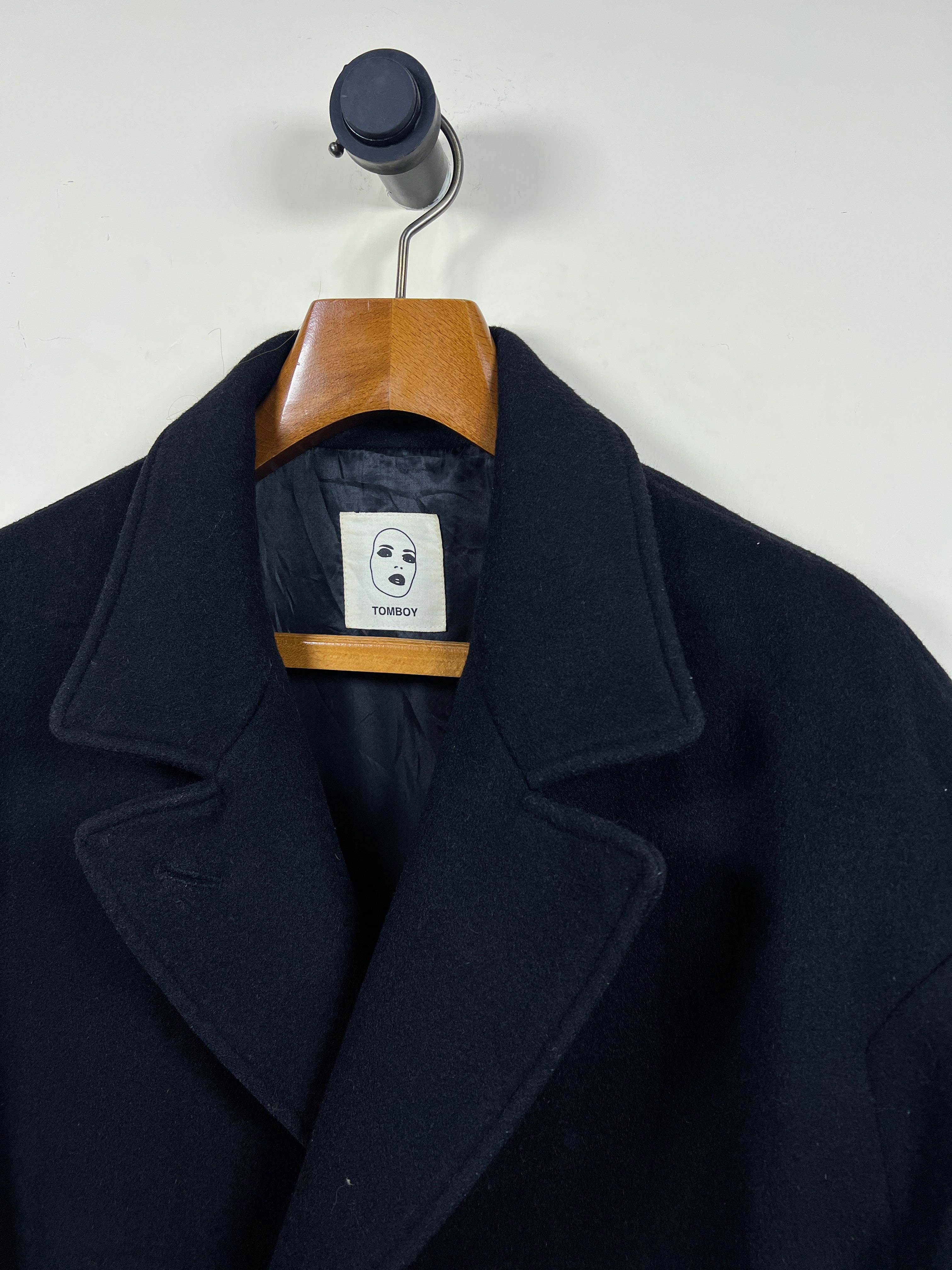 Tom Boy Wool Long Coat (Women) (X-Large)