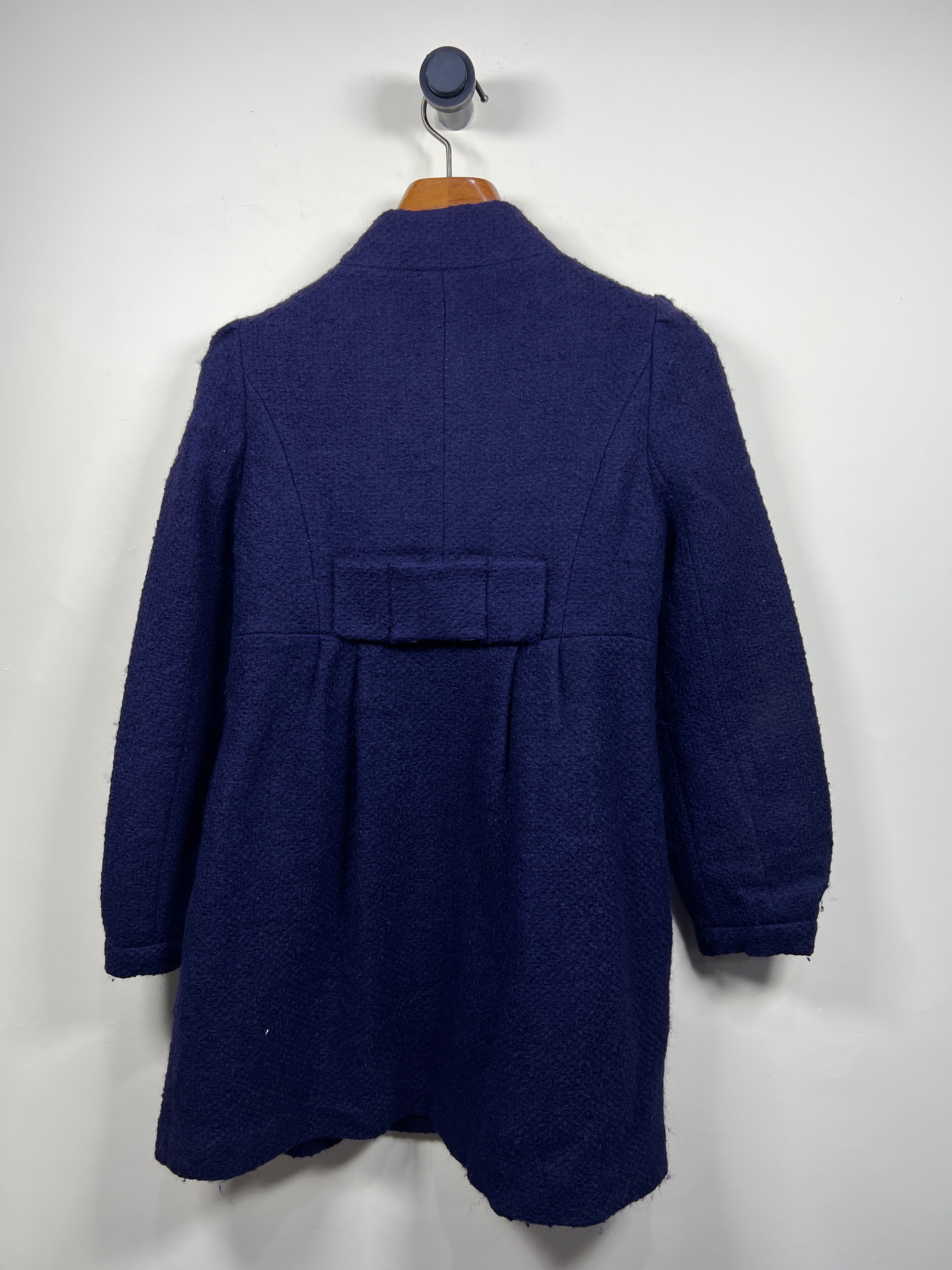 Line Wool Long Coat (Women) (Small-Medium)
