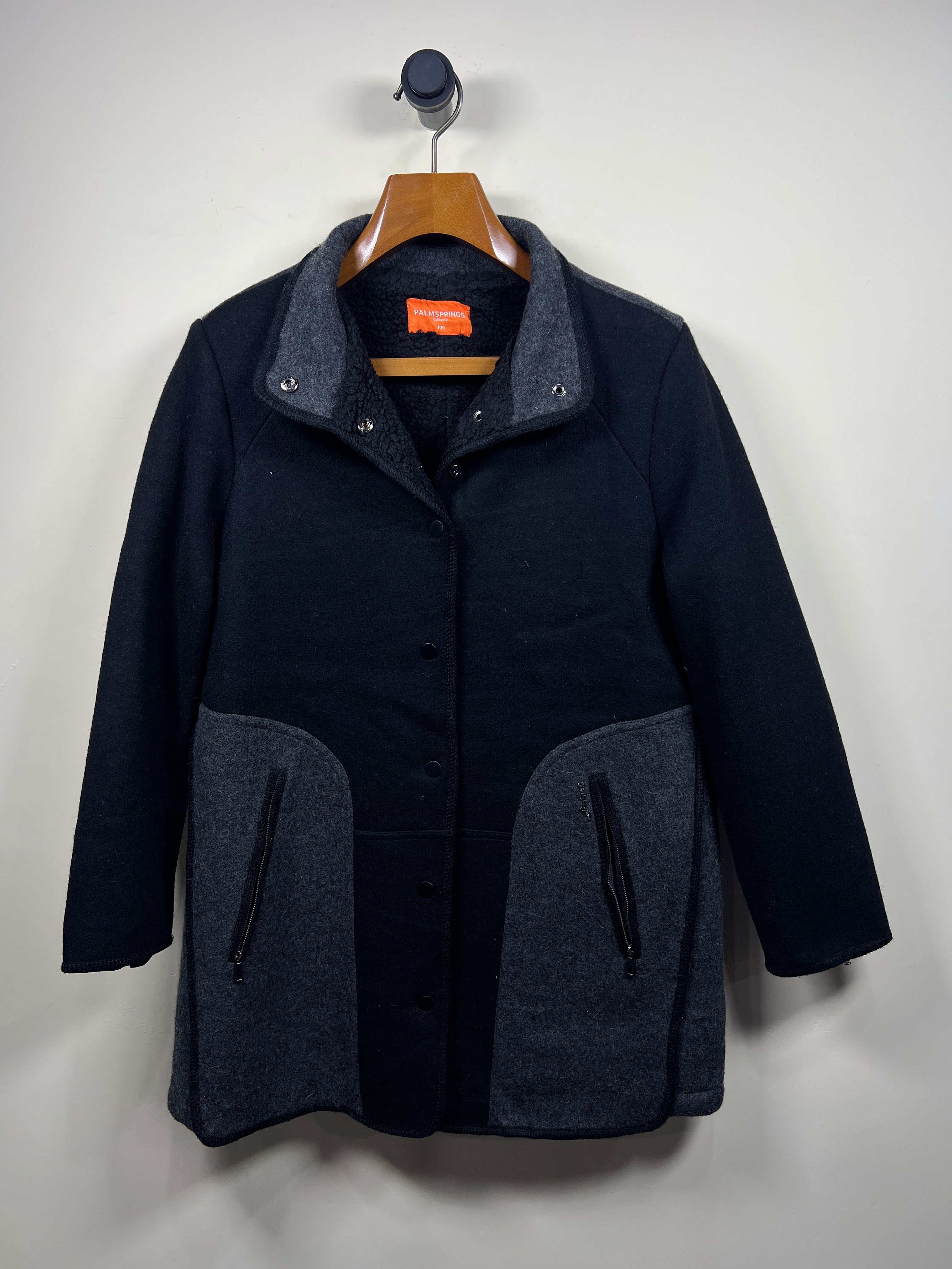 Palm Springs Wool Long Coat (Women) (Large)