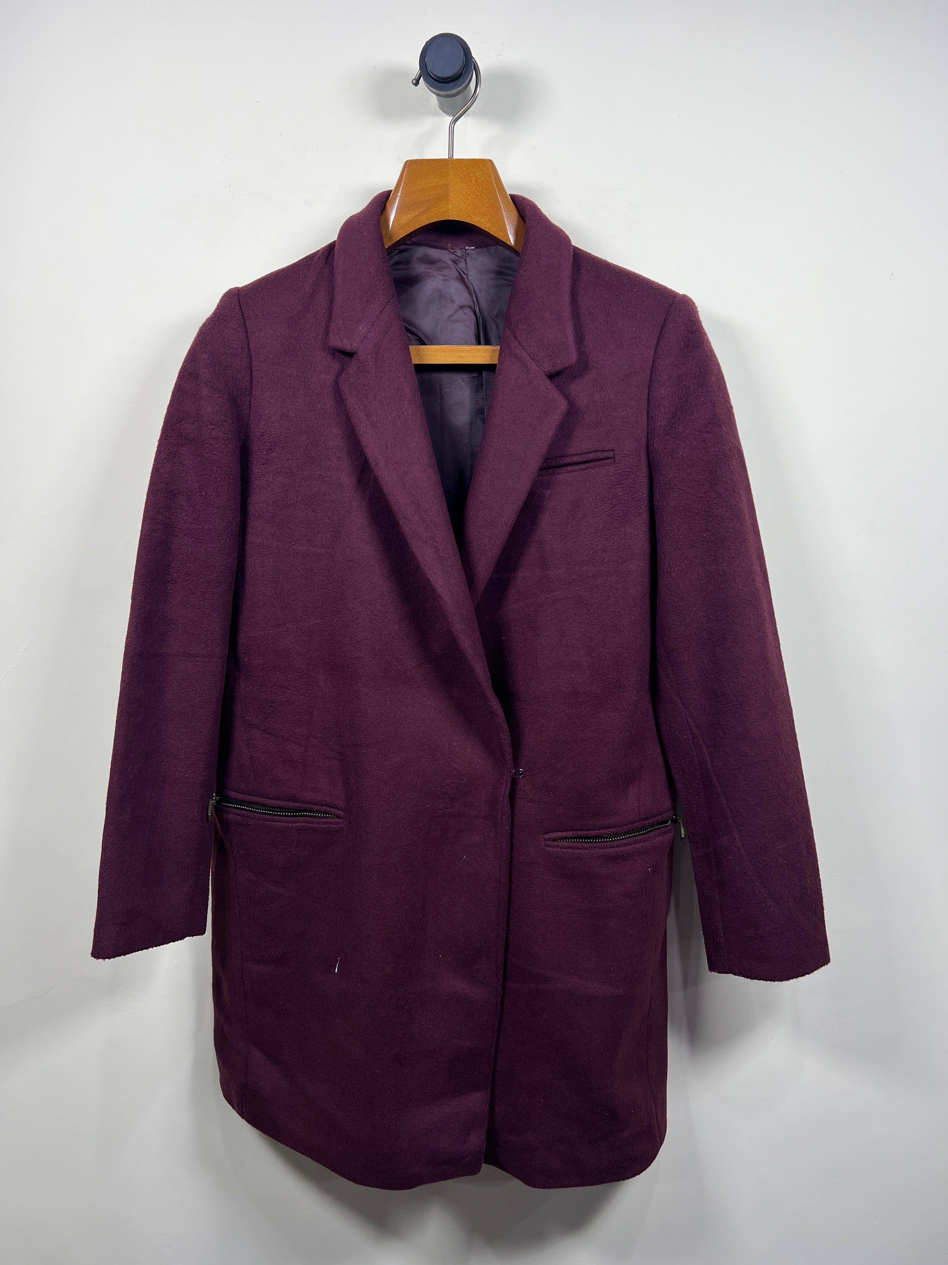 Wool Long Coat (Women) (Small-Medium)