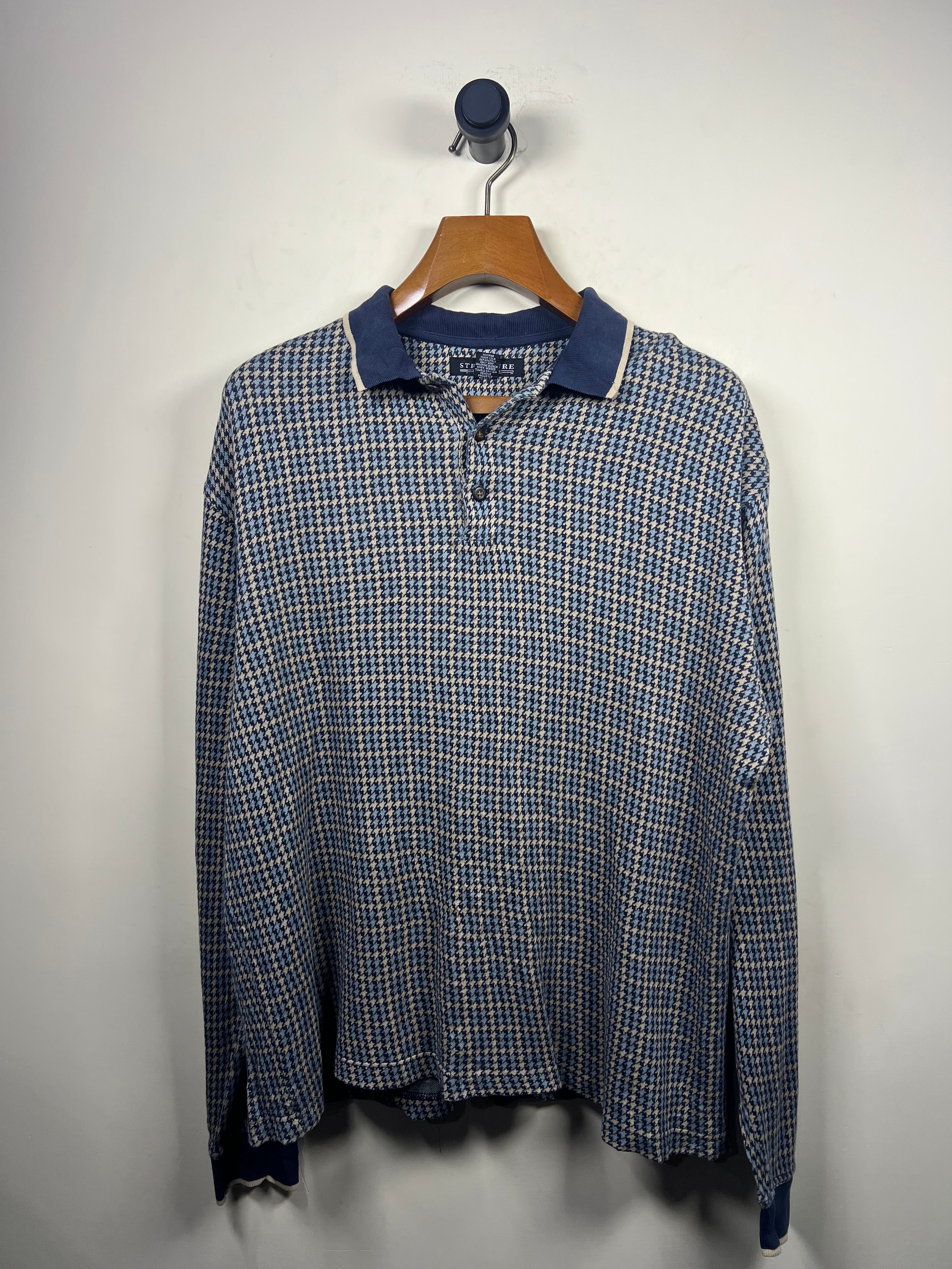 Structure Quarter Buttoned Sweater (X-Large)