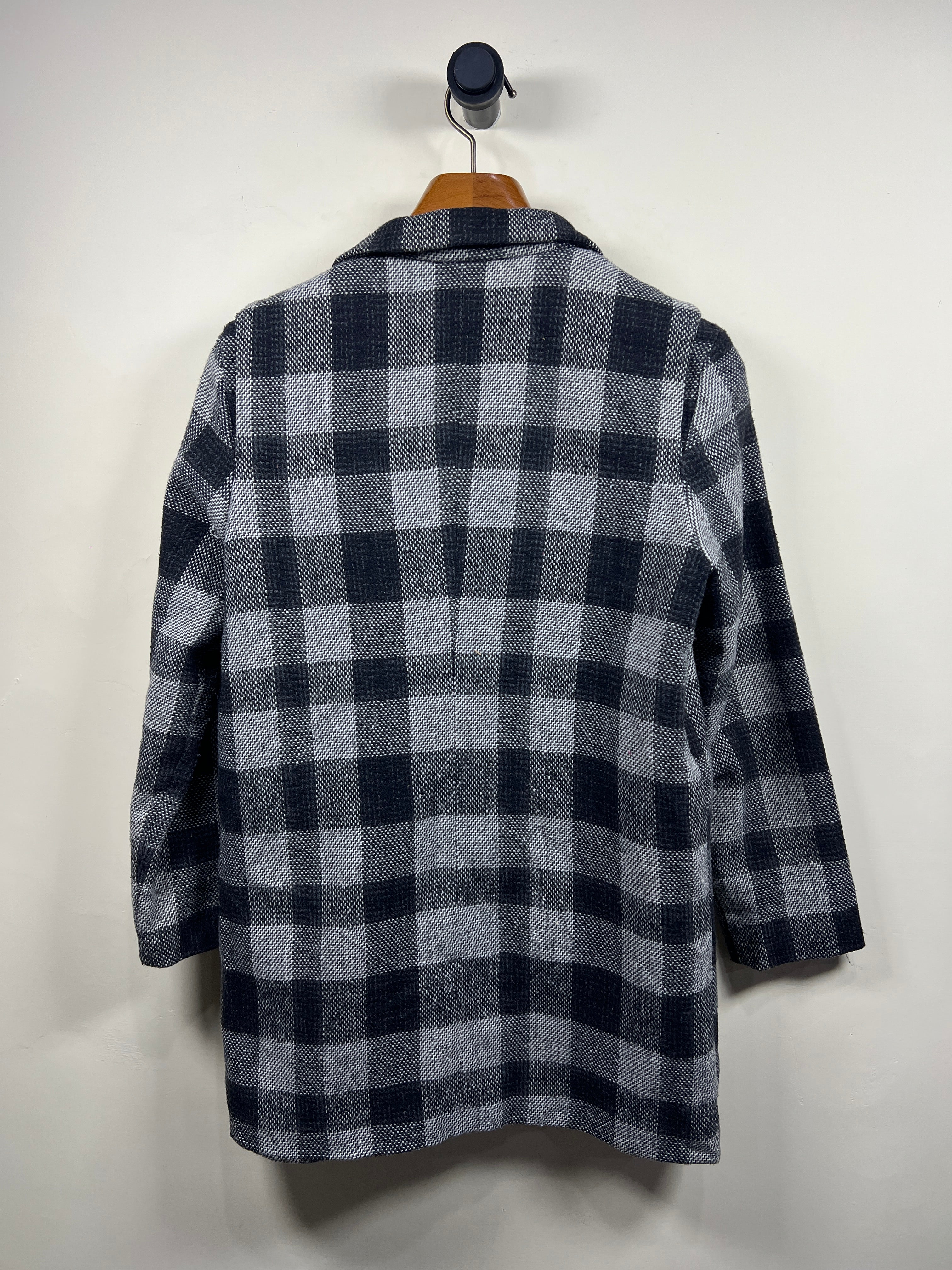 Scale Wool Long Coat (Women) (X-Large)