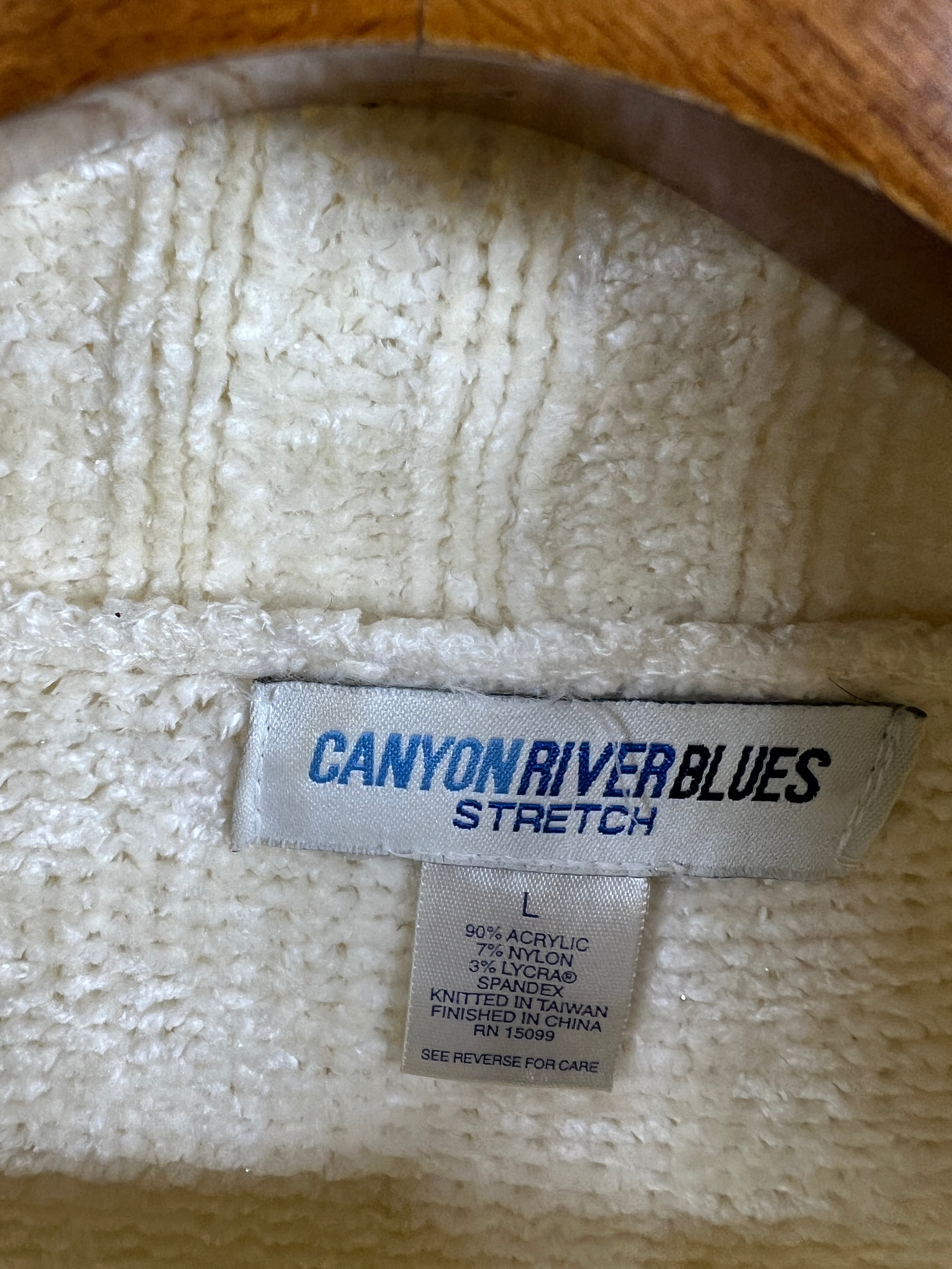 River Blue Turtle Neck Crop Velvet Sweater (Women) (Small)