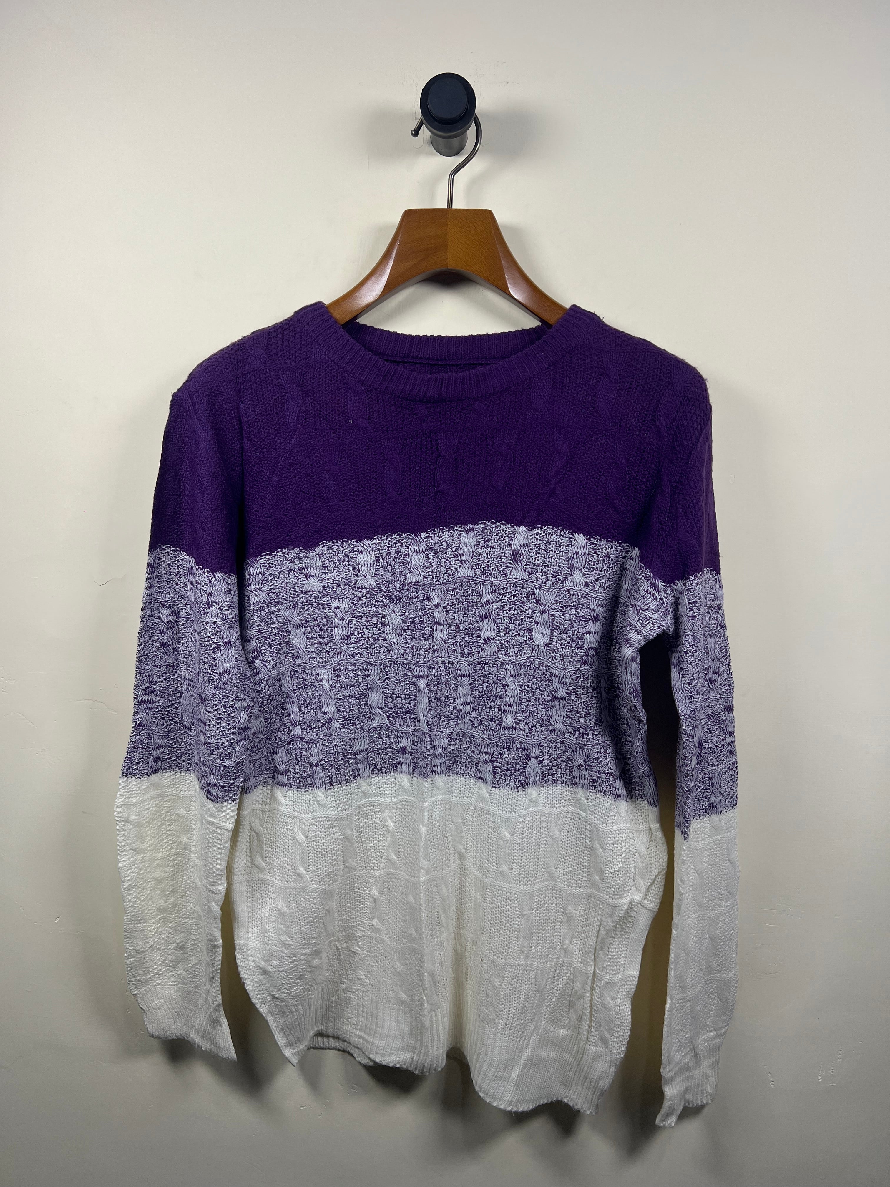Cable Knitted Sweater (Medium)