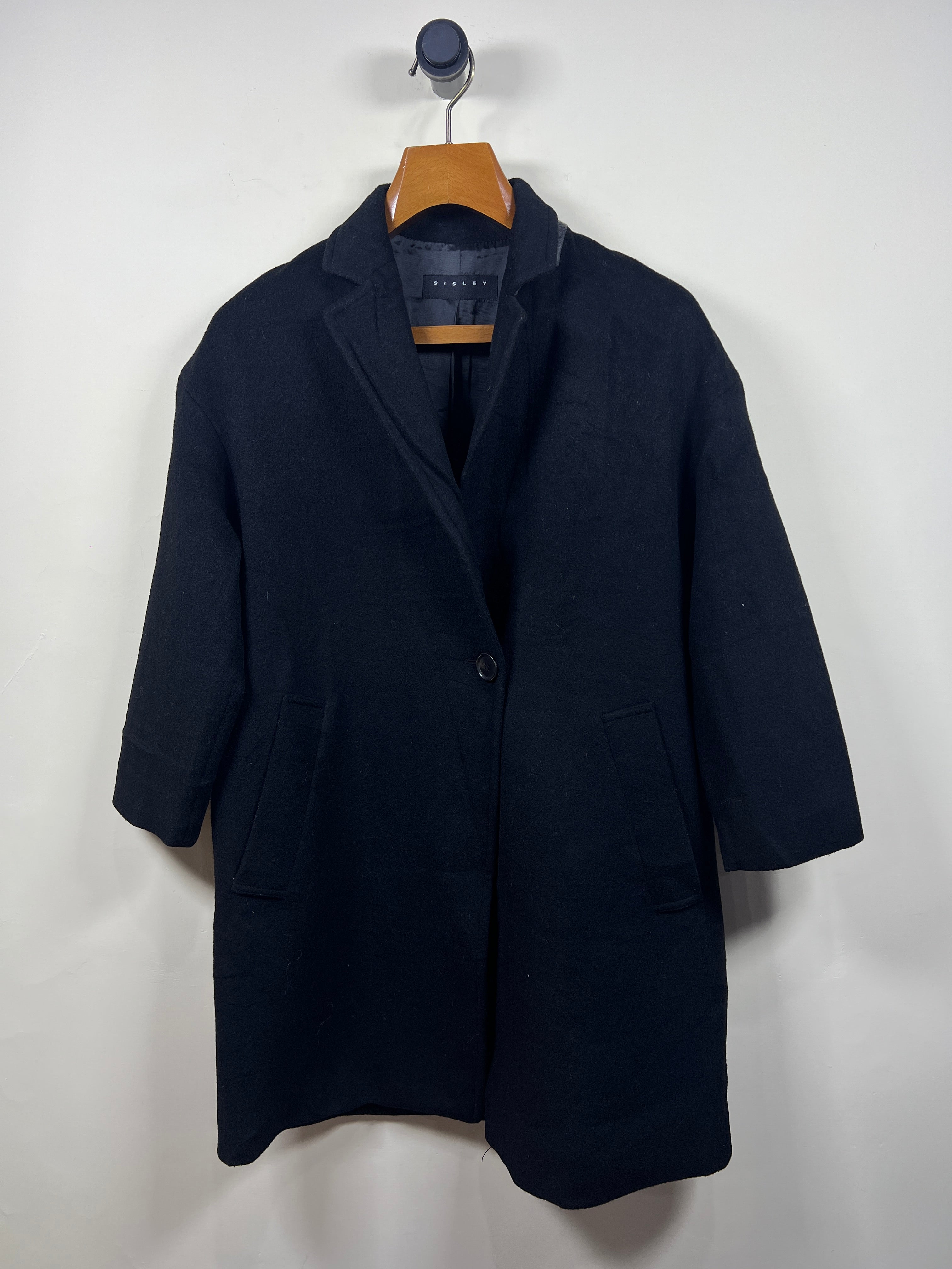 Sisley Wool Long Coat (Women) (Medium-Large)