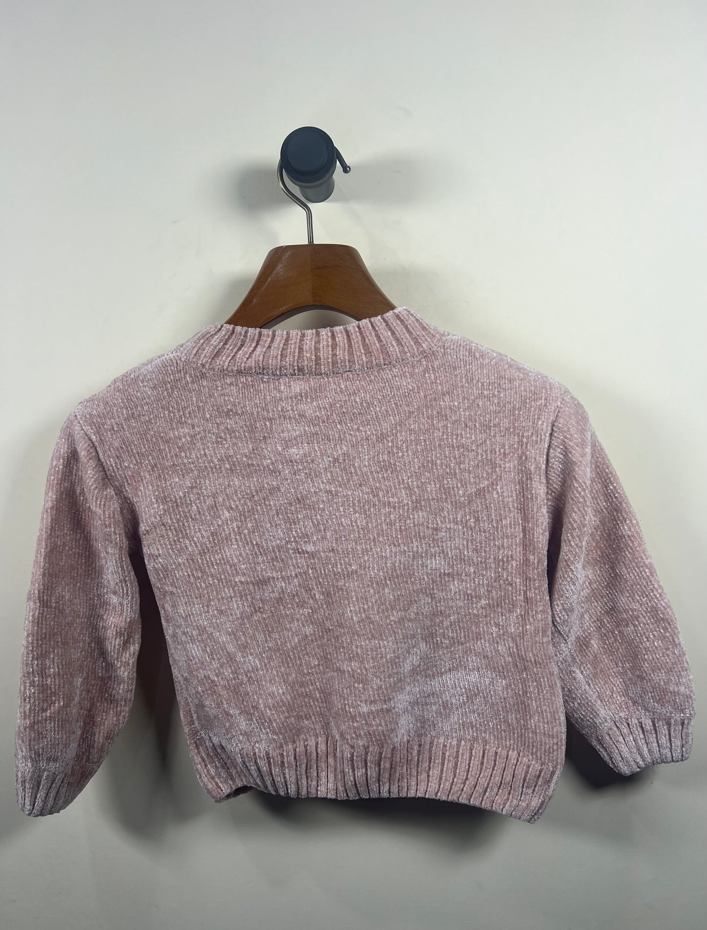Crop Velvet Sweater (Women) (Small)