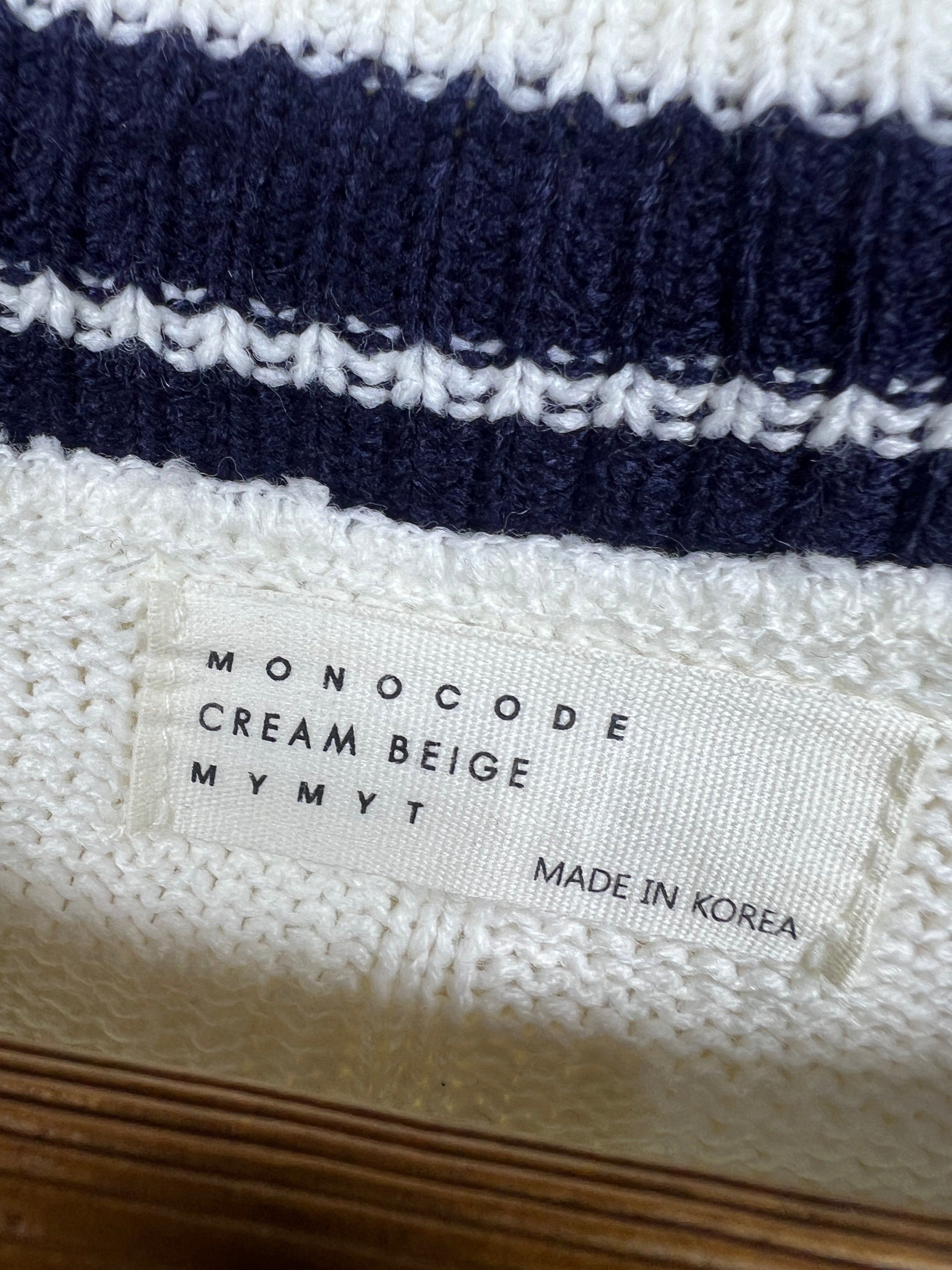 Monocode Cable Knitted Sweater (Women) (X-Large)
