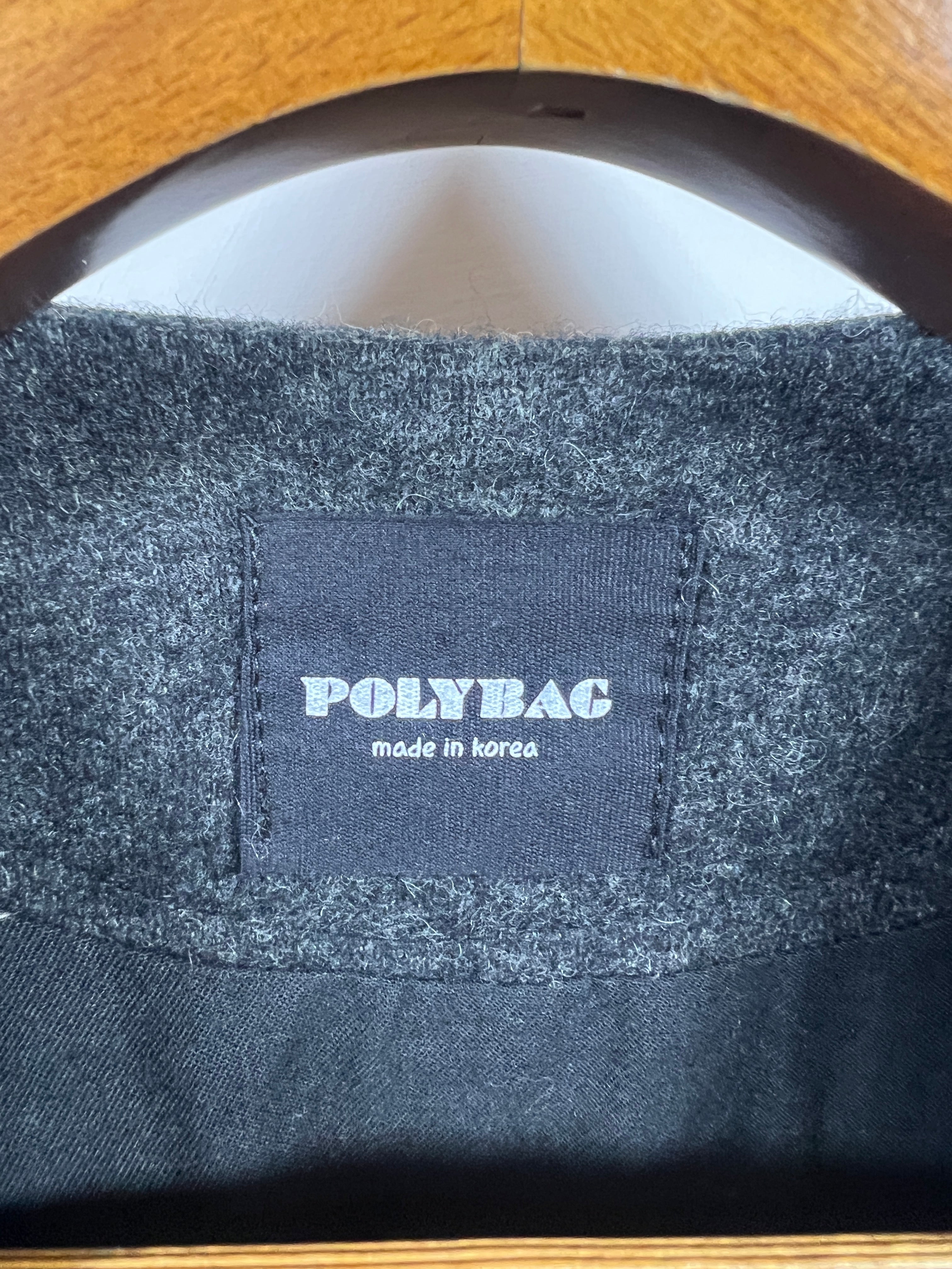 Poly Bag Wool Long Coat (Women) (XX-Large)