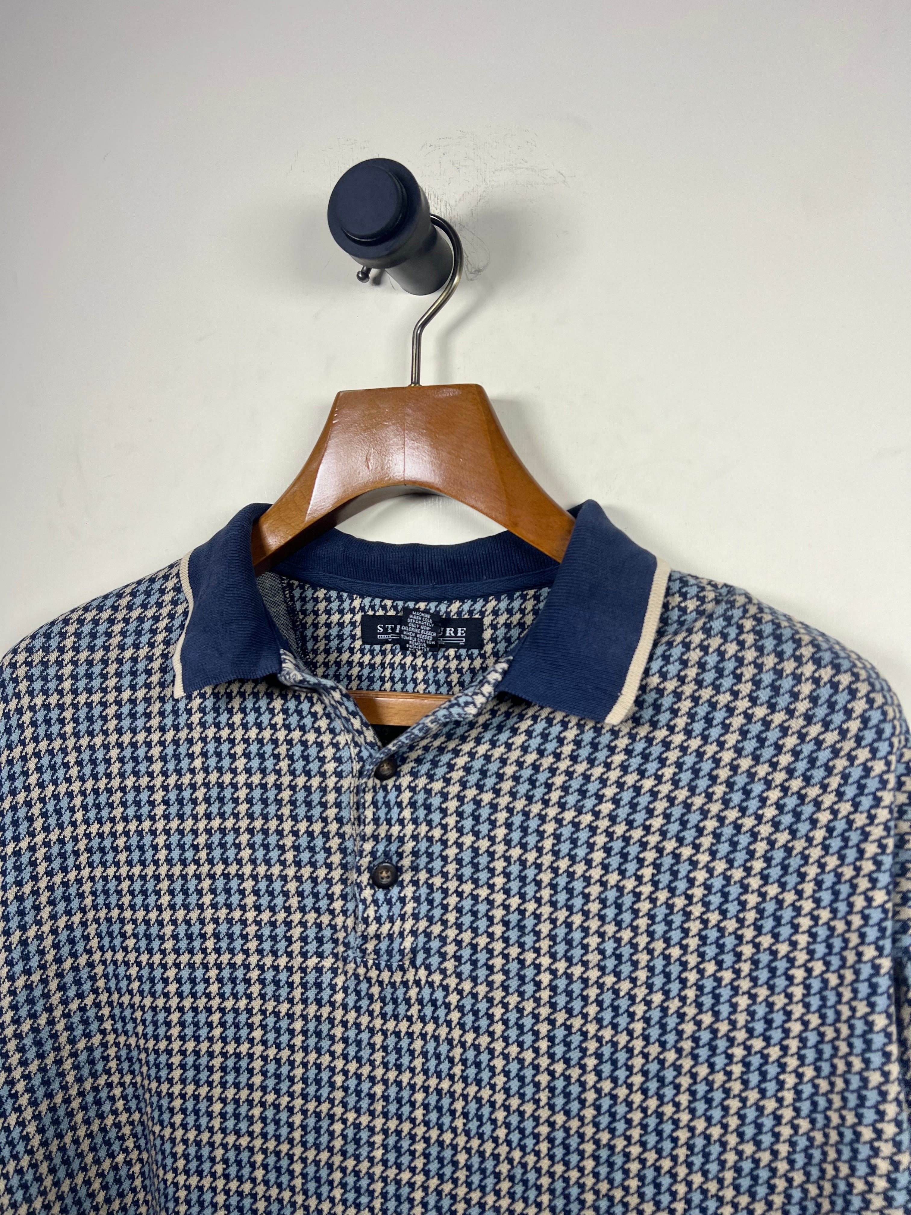 Structure Quarter Buttoned Sweater (X-Large)