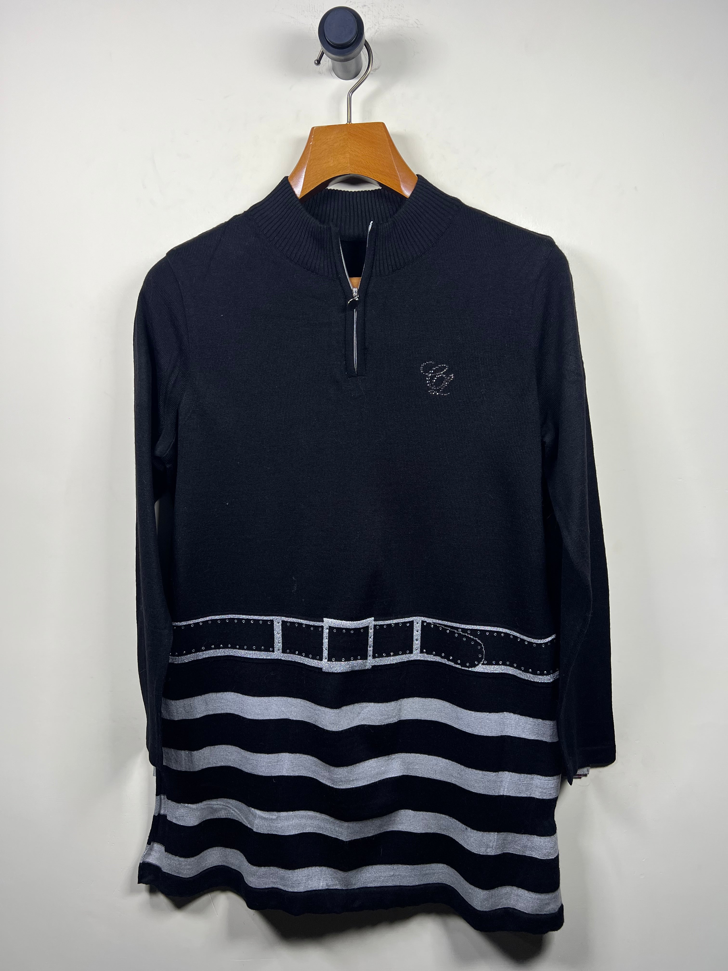 Quarter Zipper Sweater (Women) (Medium-Large)