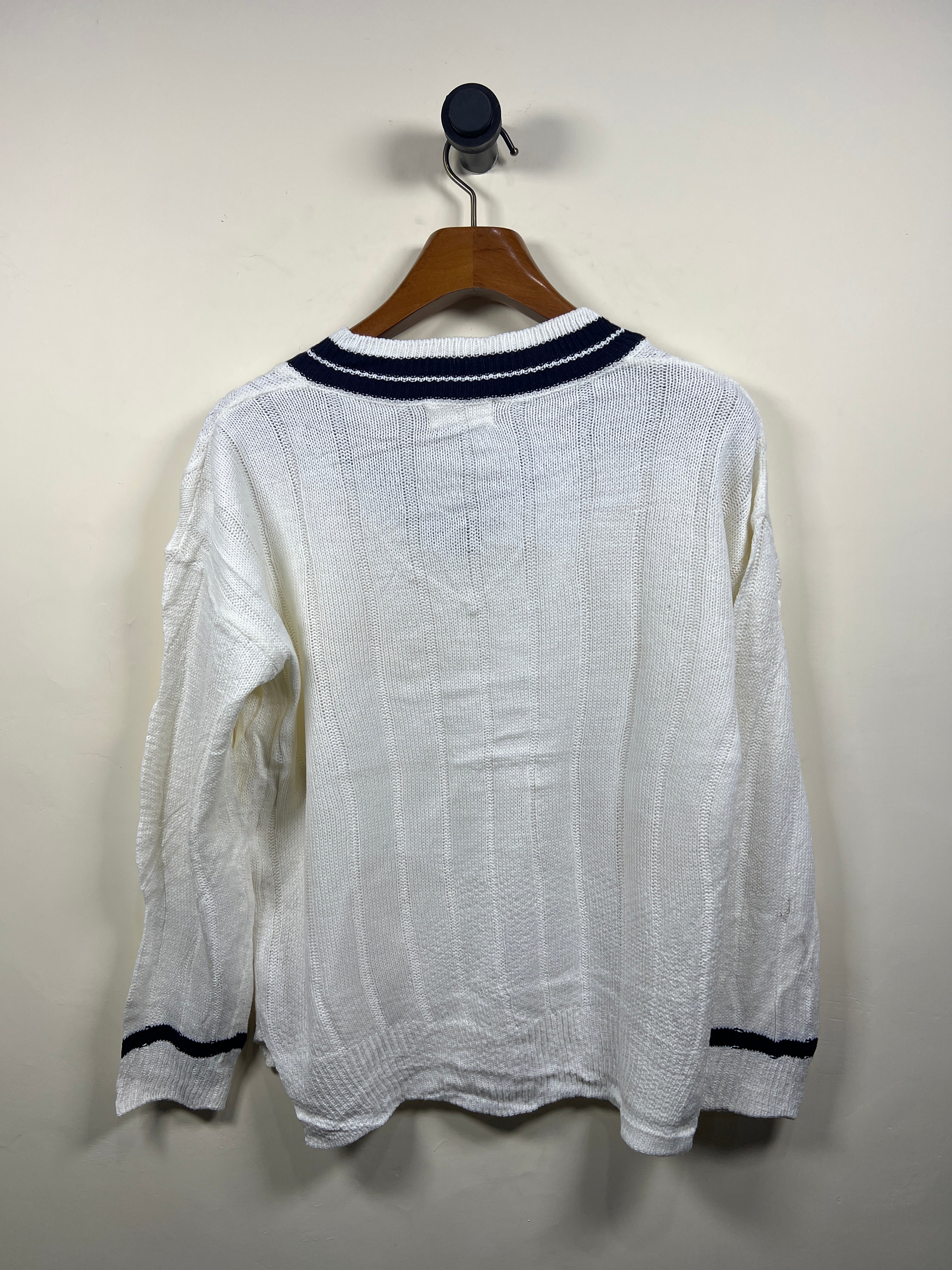 Monocode Cable Knitted Sweater (Women) (X-Large)
