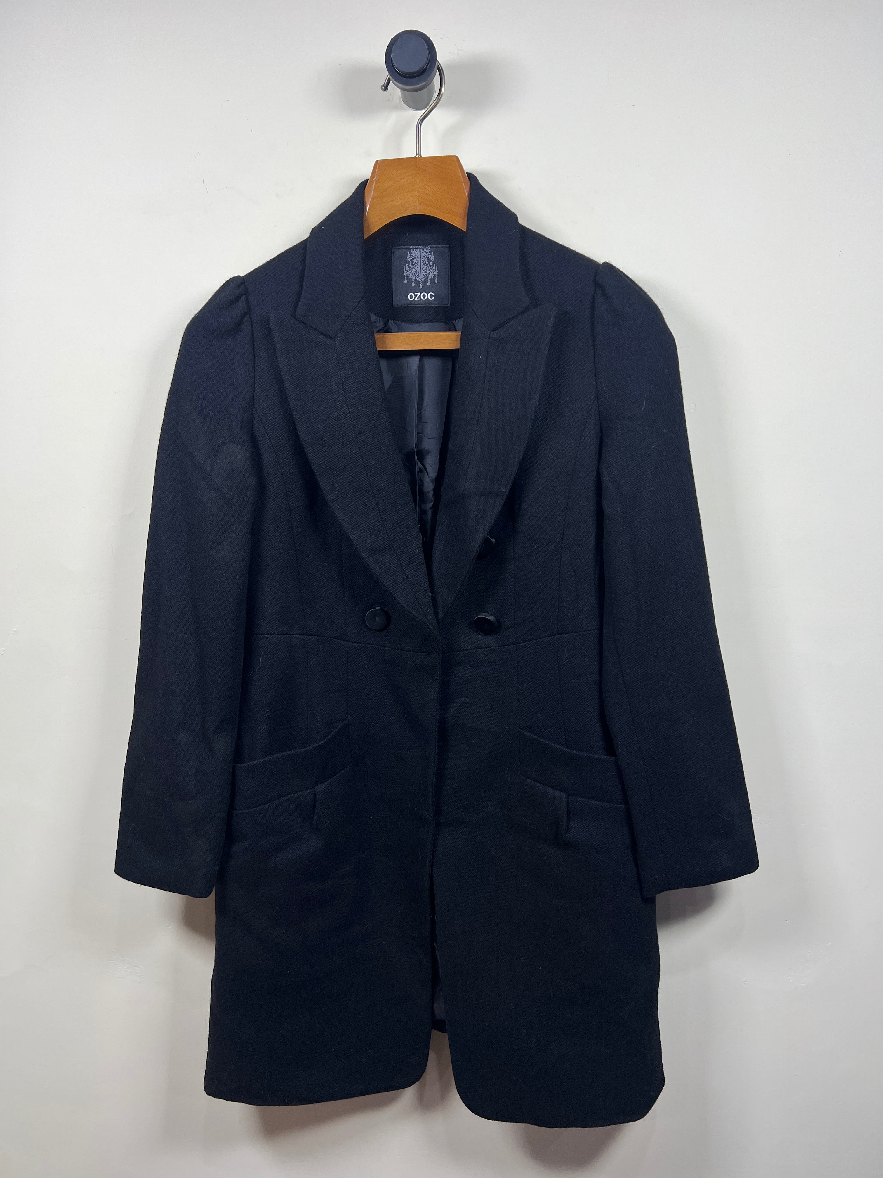 Ozoc Wool Long Coat (Women) (Small-Medium)