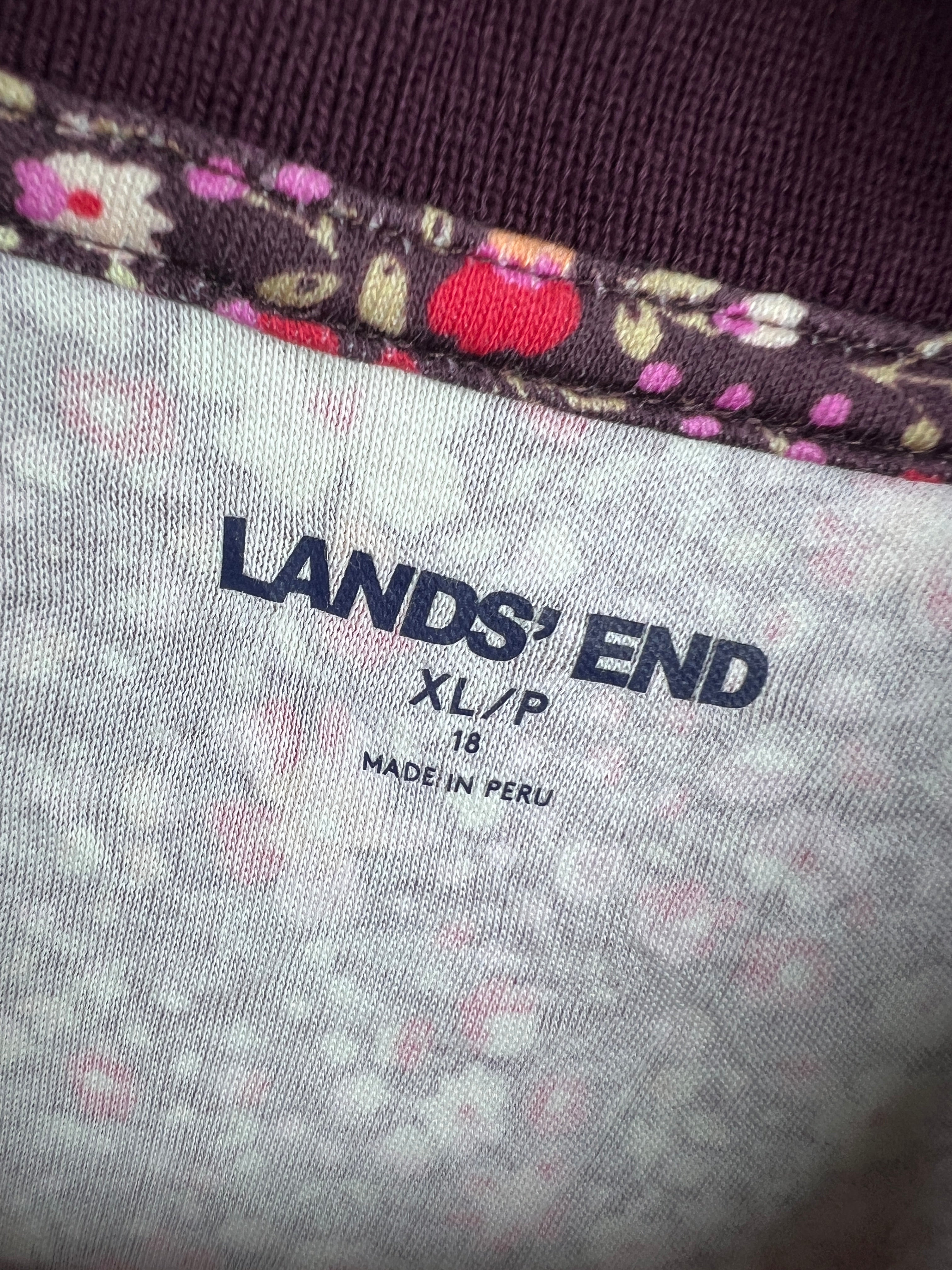 Lands End Blouse (Women) (Large/X-Large)
