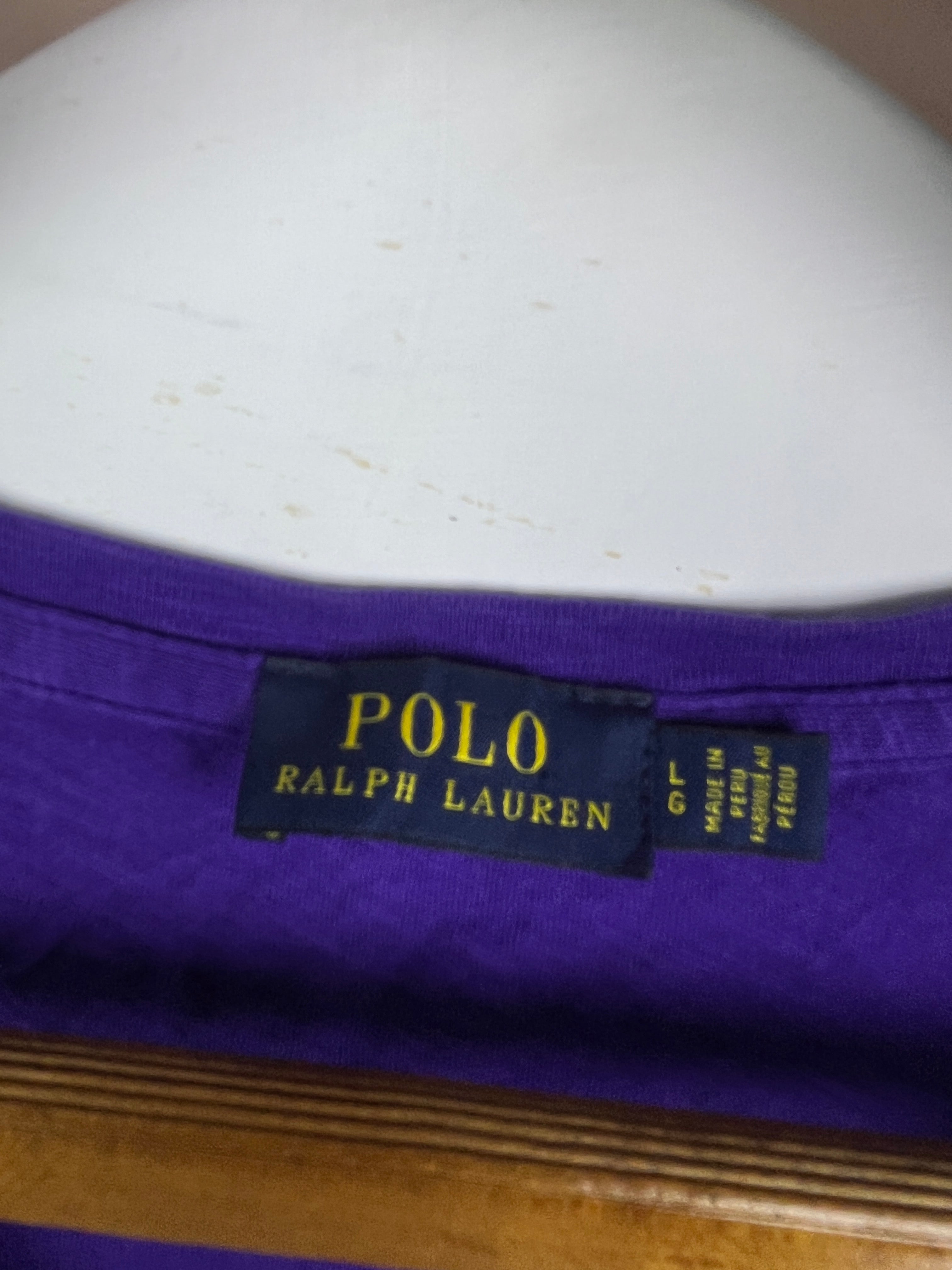 Ralph Lauren T-Shirt (Women) (Medium-Large)