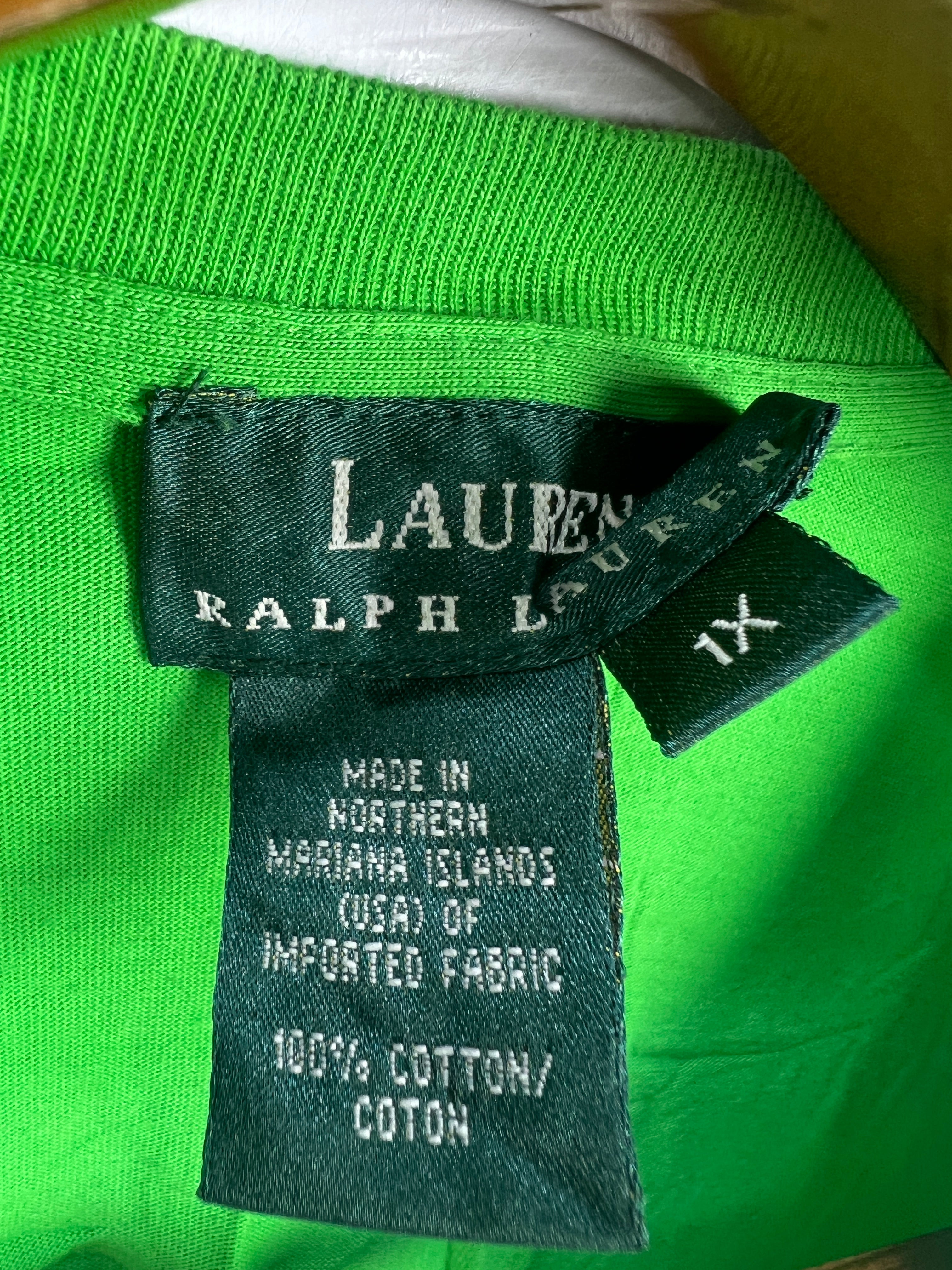 Ralph Lauren T-Shirt (Women) (Medium-Large)
