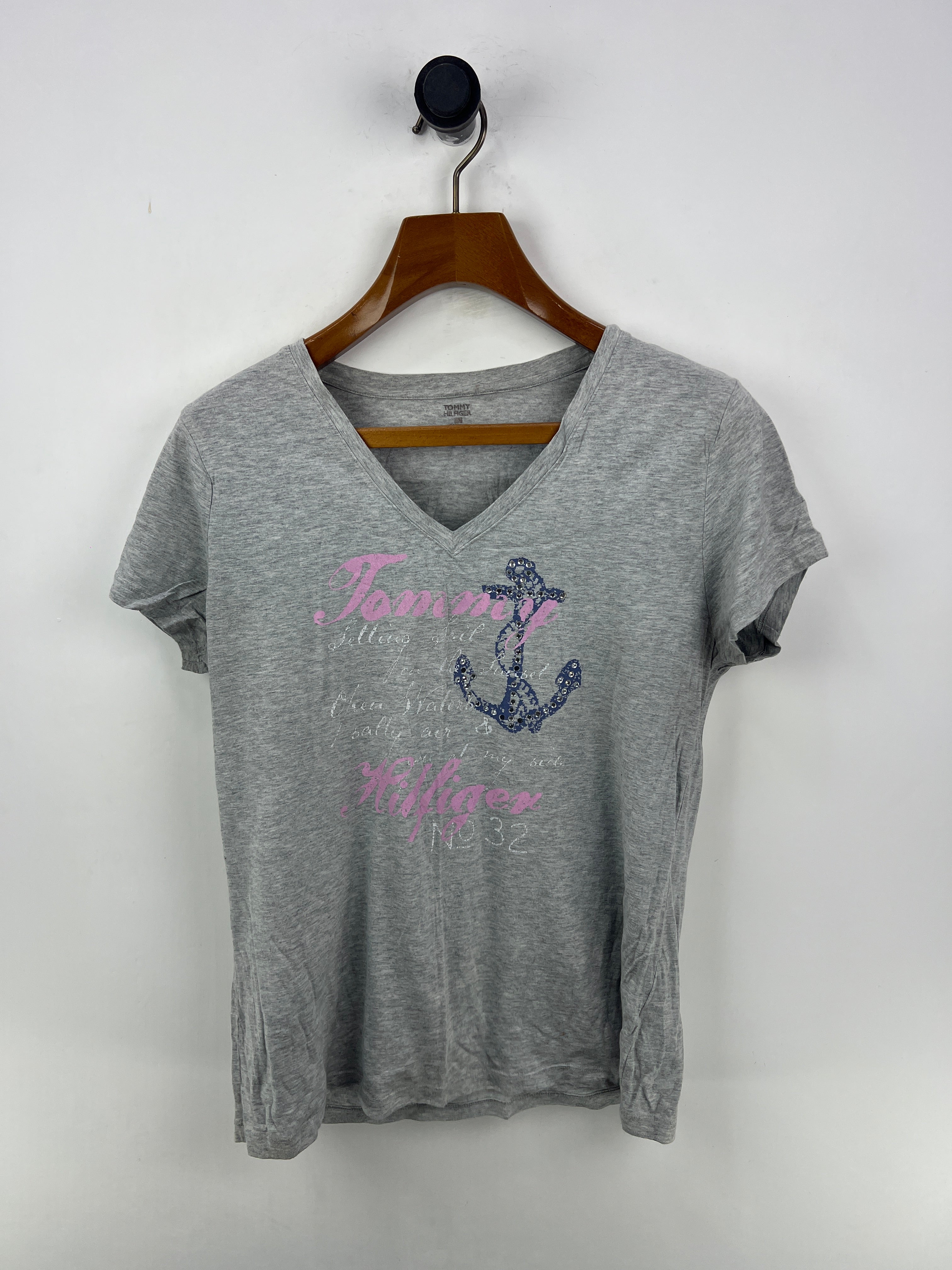 Tommy Hilfiger T-Shirt (Women) (Medium-Large)