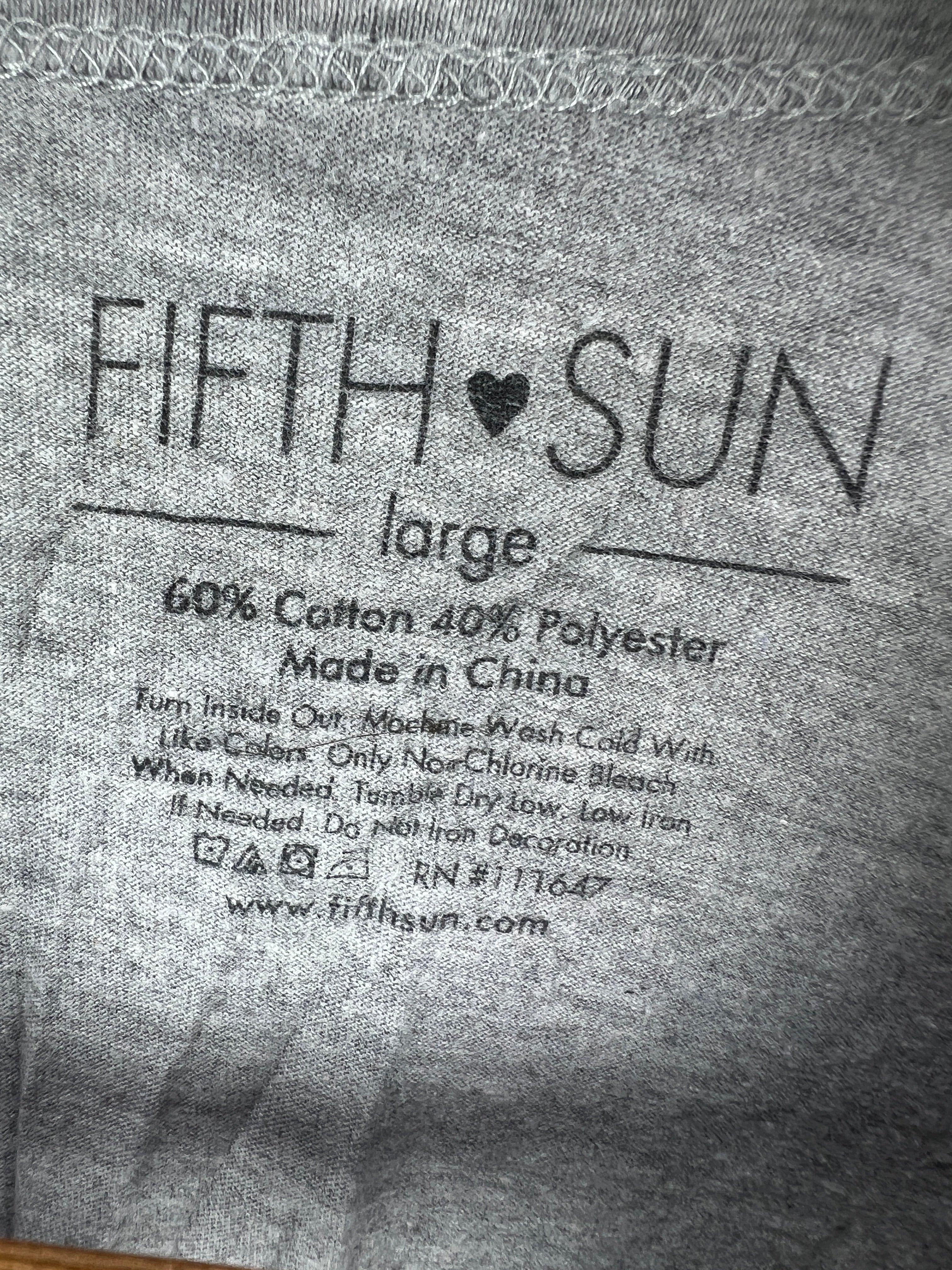 Fifth Sun Crop T-Shirt (Women) (Large)