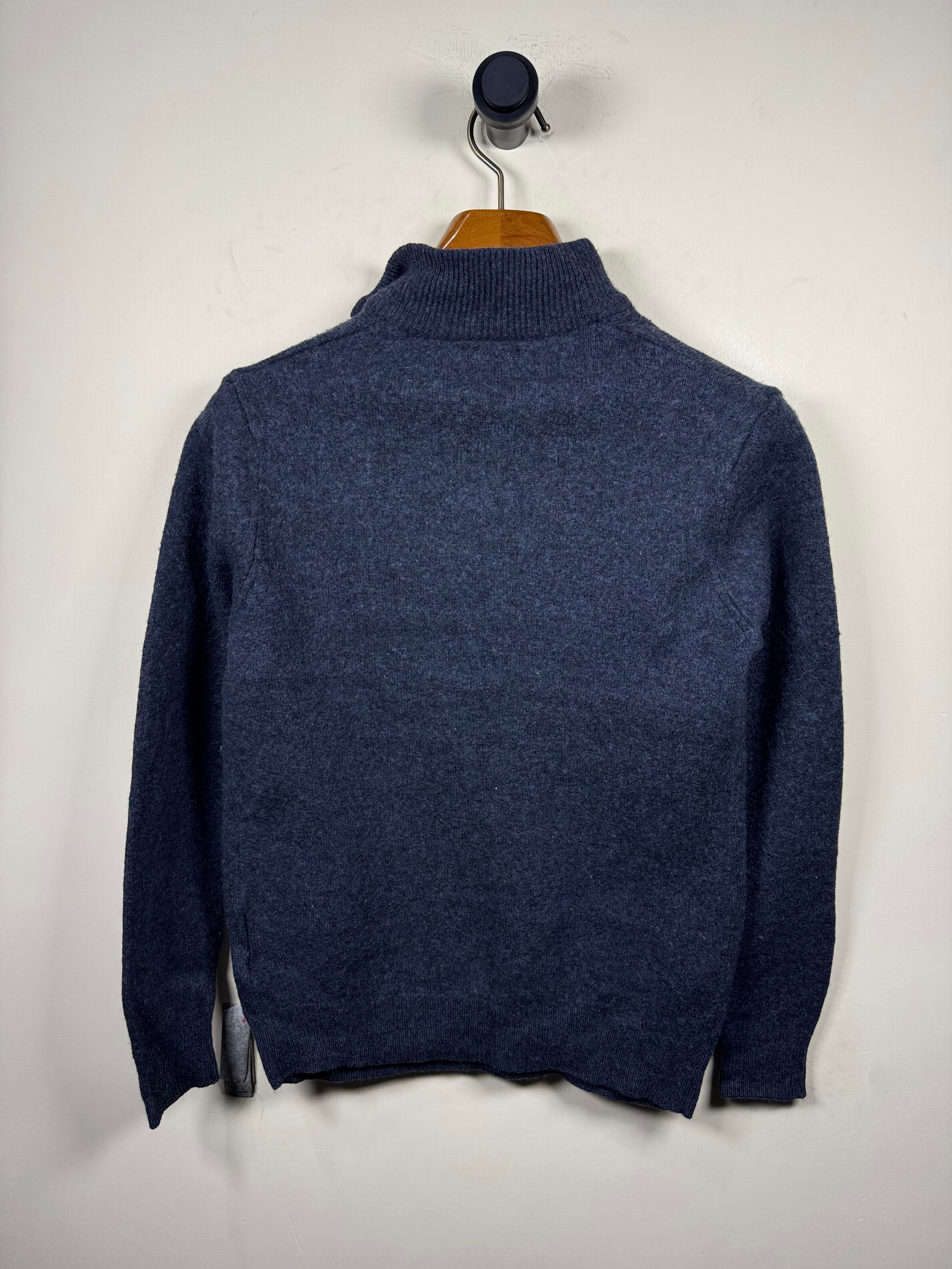Next Lambswool Quarter Zipper Sweater (Small)