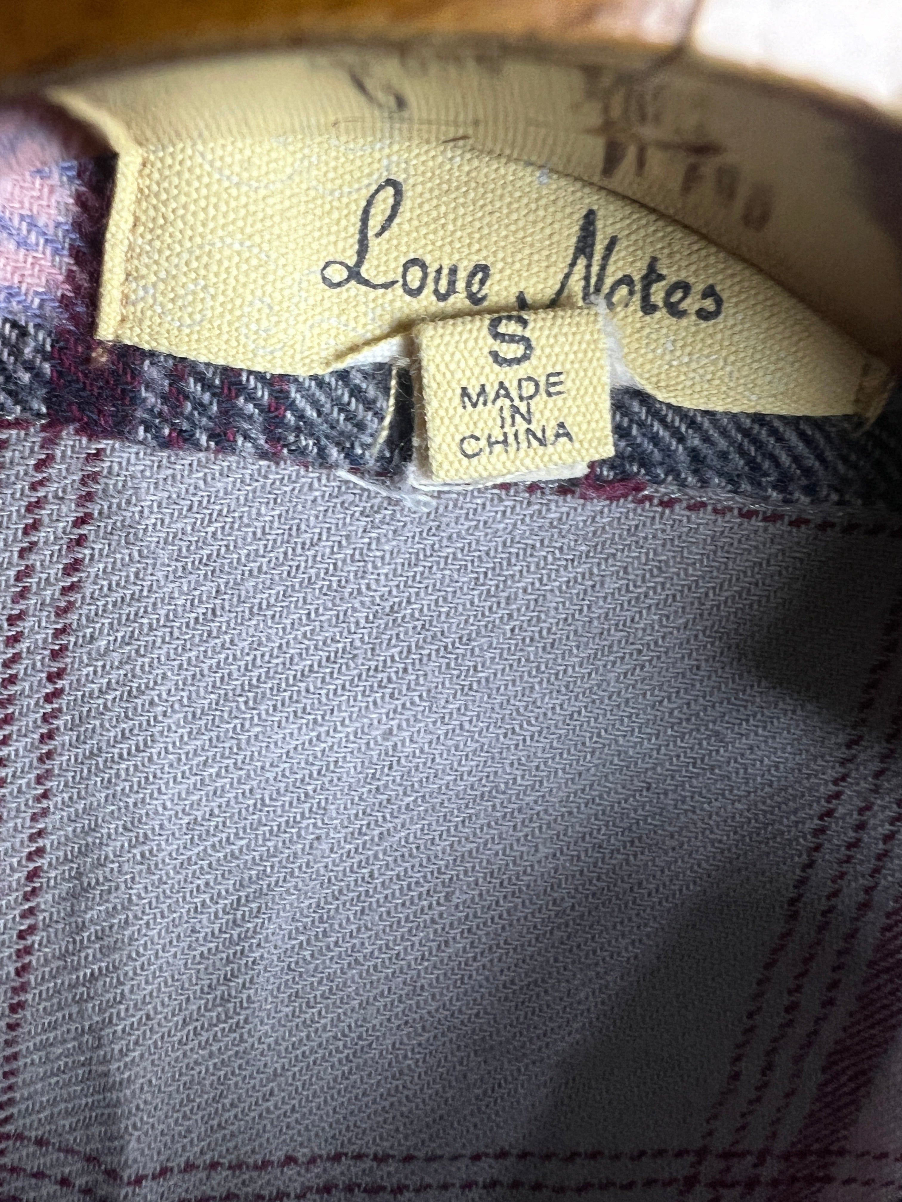 Love Notes Shirt (Women) (Small-Medium)