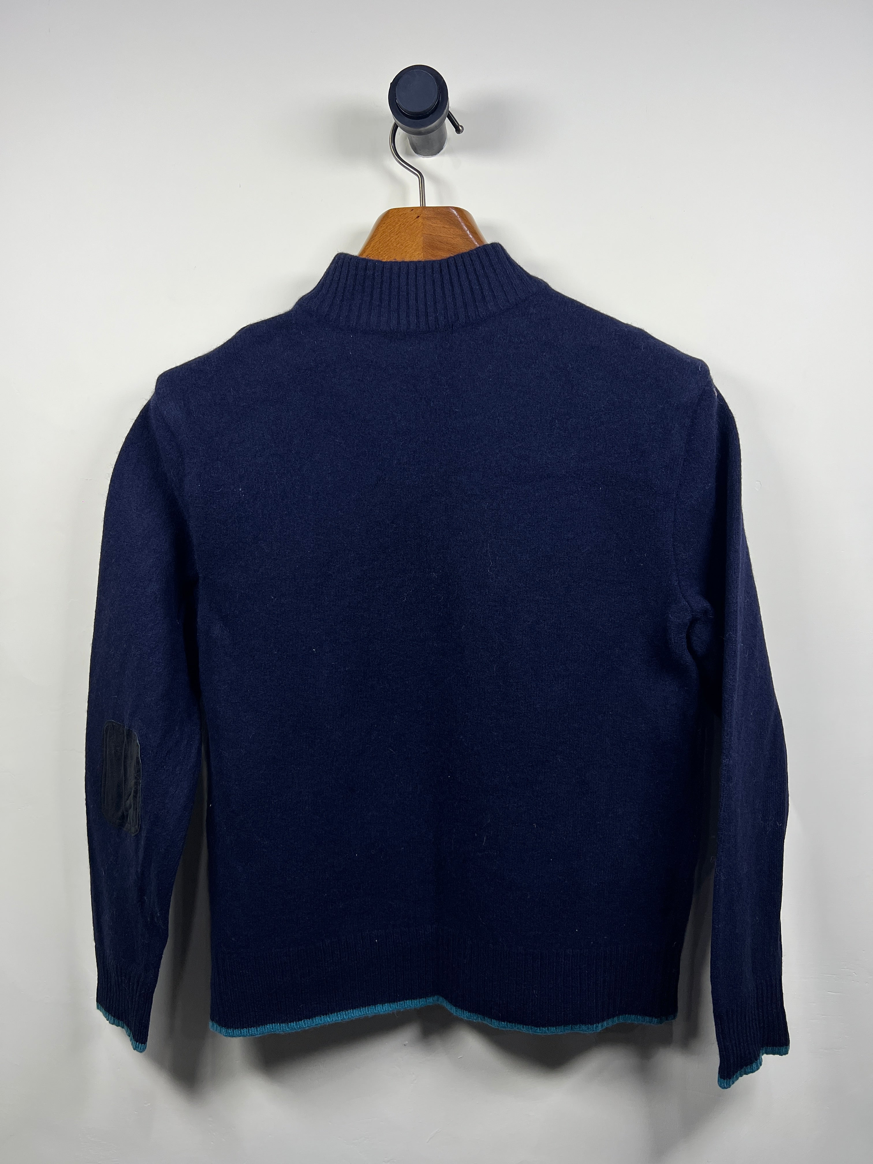 Pierre Cardin Lambswool Quarter Buttoned Sweater (Small)