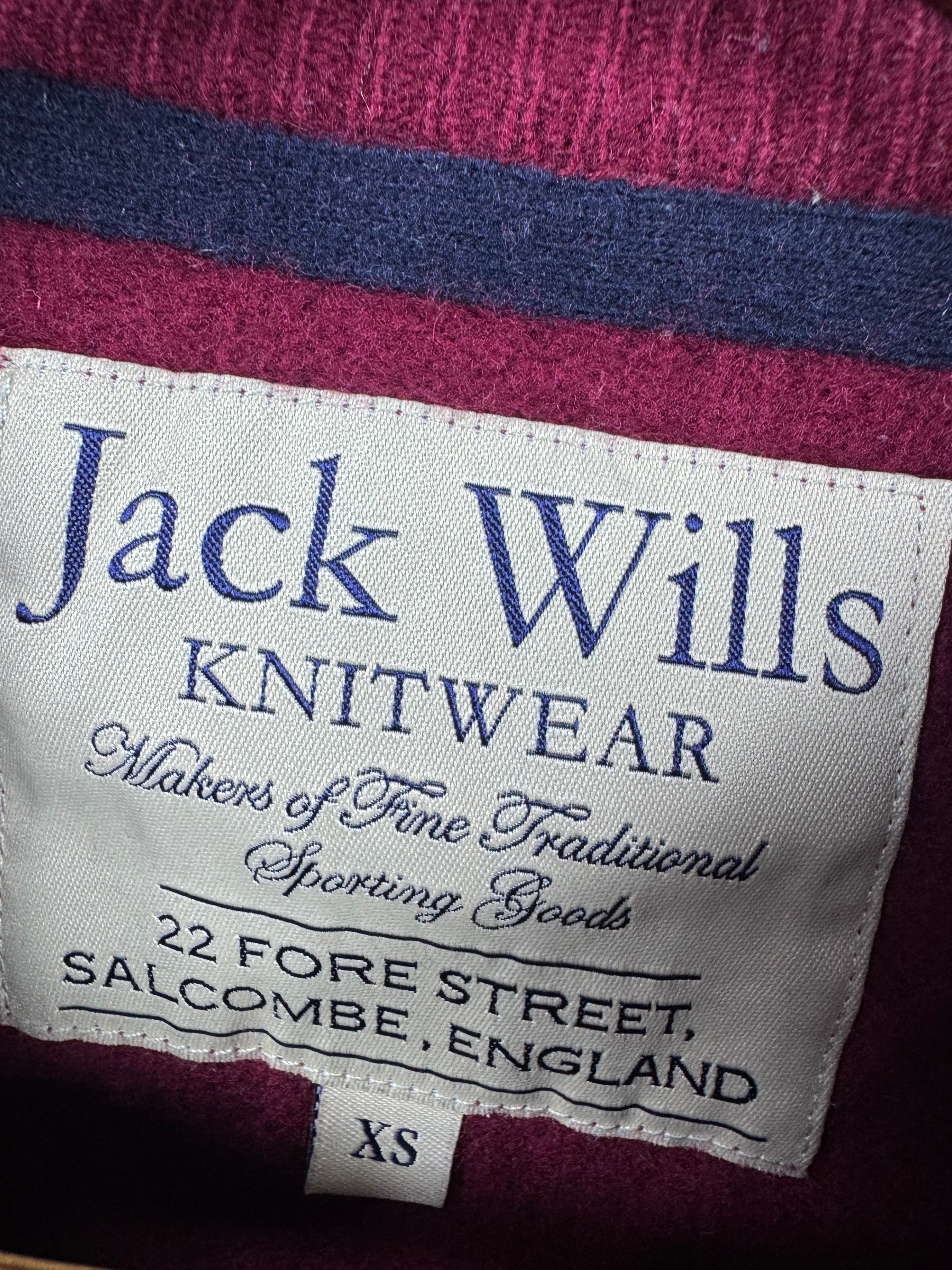 Jack Wills Lambswool Cable Knitted Sweater (Small)