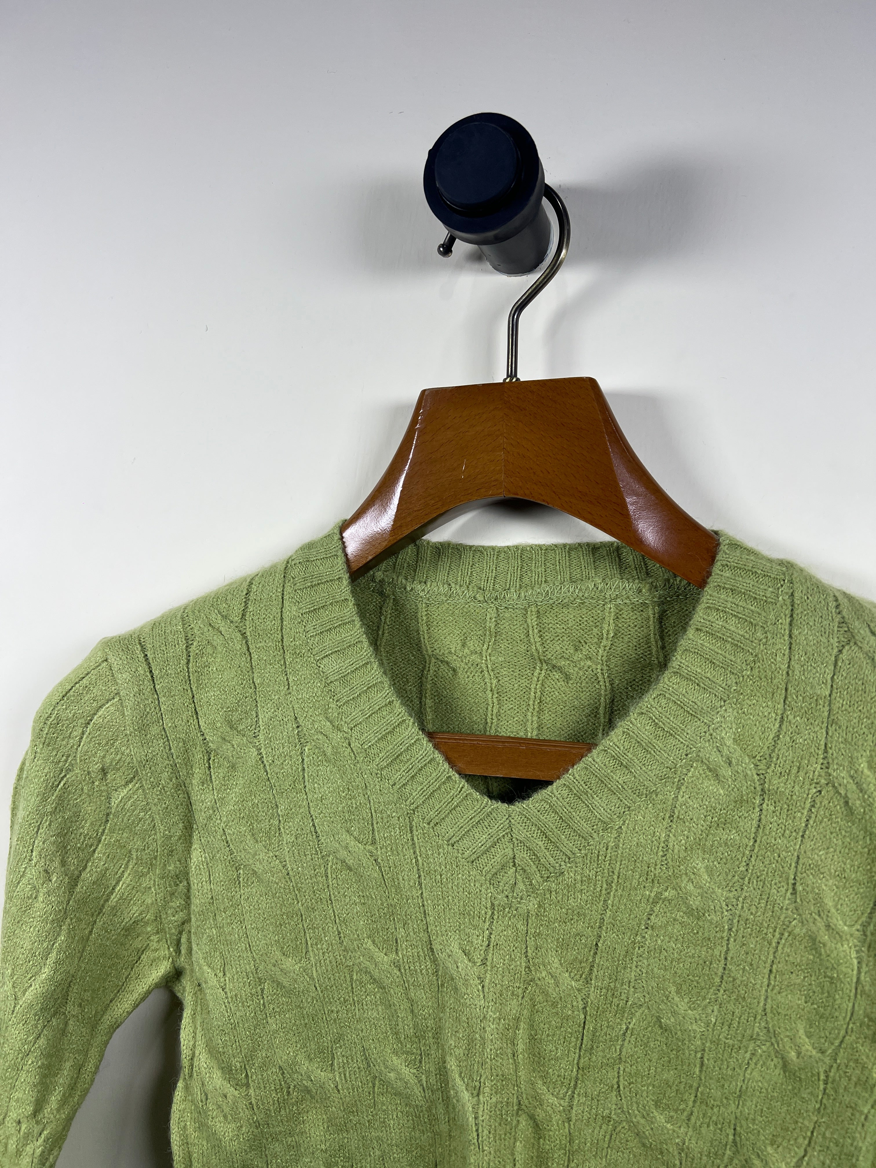 Cable Knitted Sweater (Women) (X-Small)