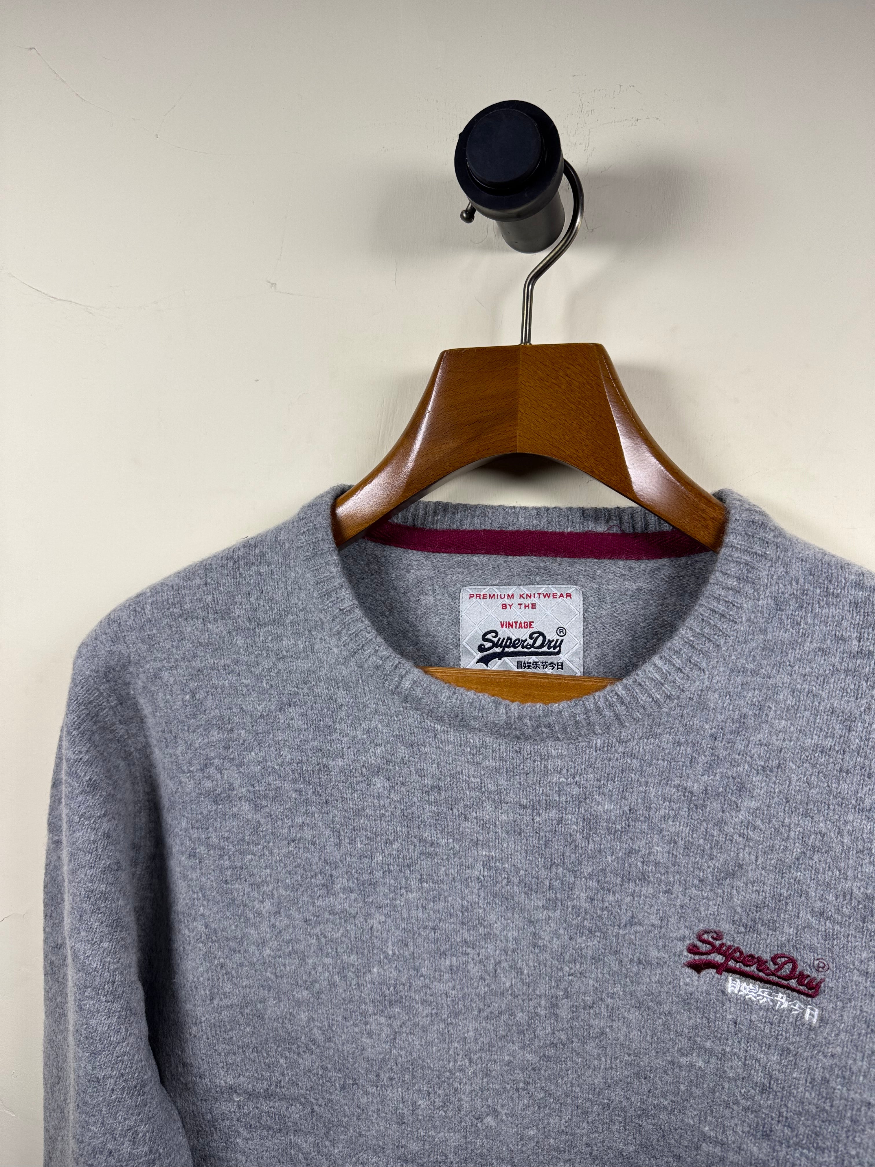 Super Dry Lambswool Sweater (Medium-Large)