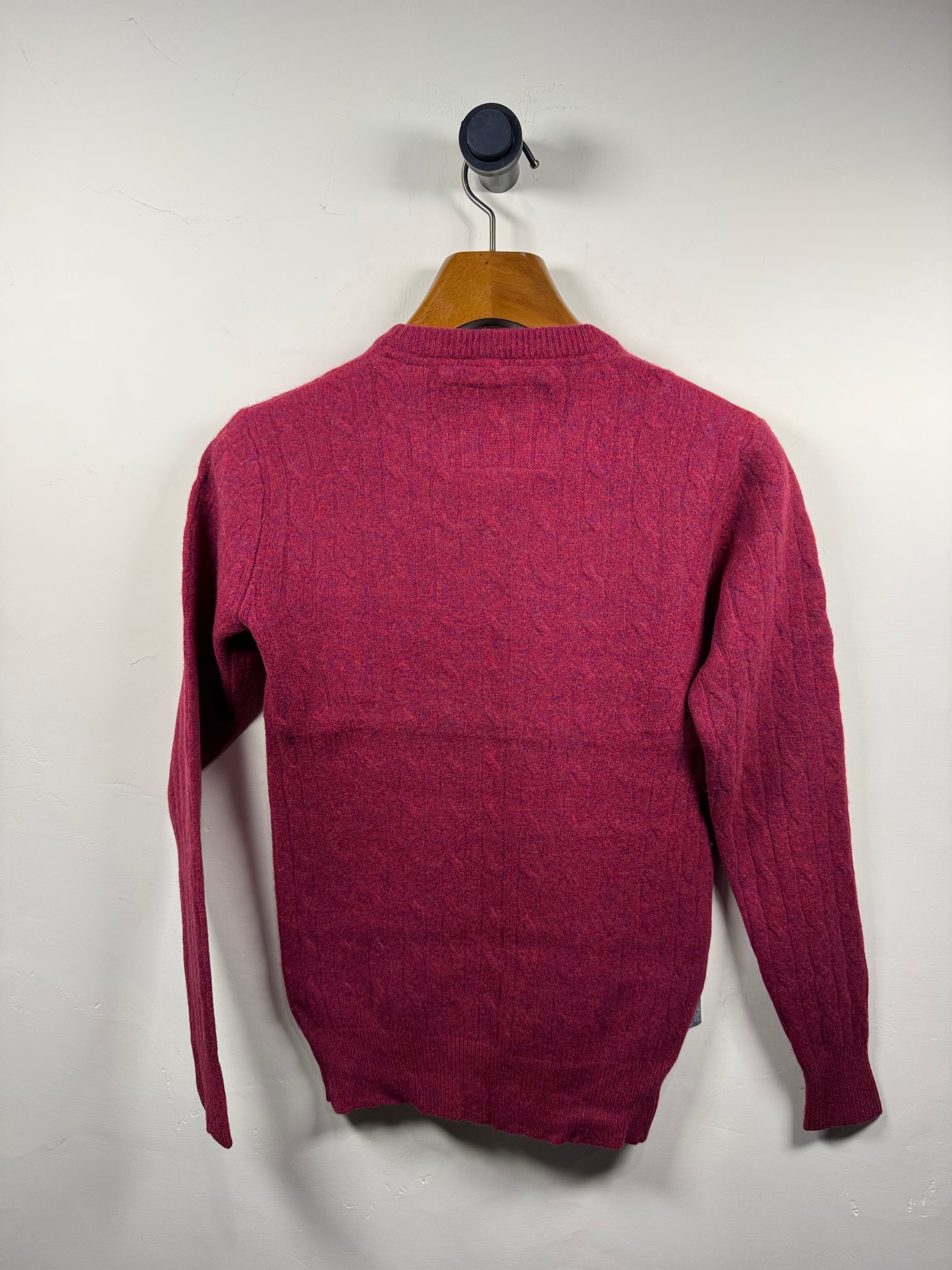 Jack Wills Lambswool Cable Knitted Sweater (Small)