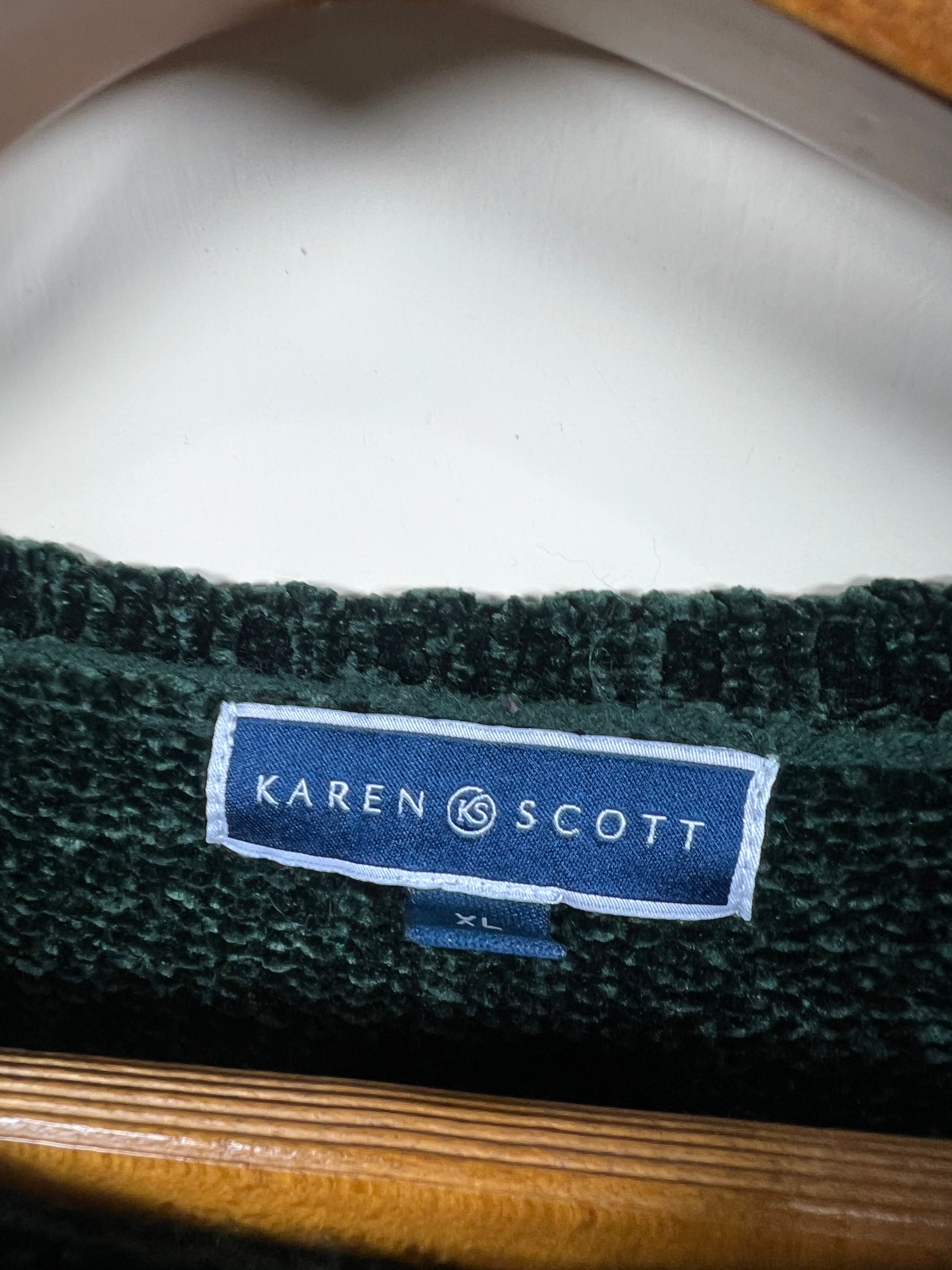 Karen Scott Velvet Sweater (Women) (XX-Large)