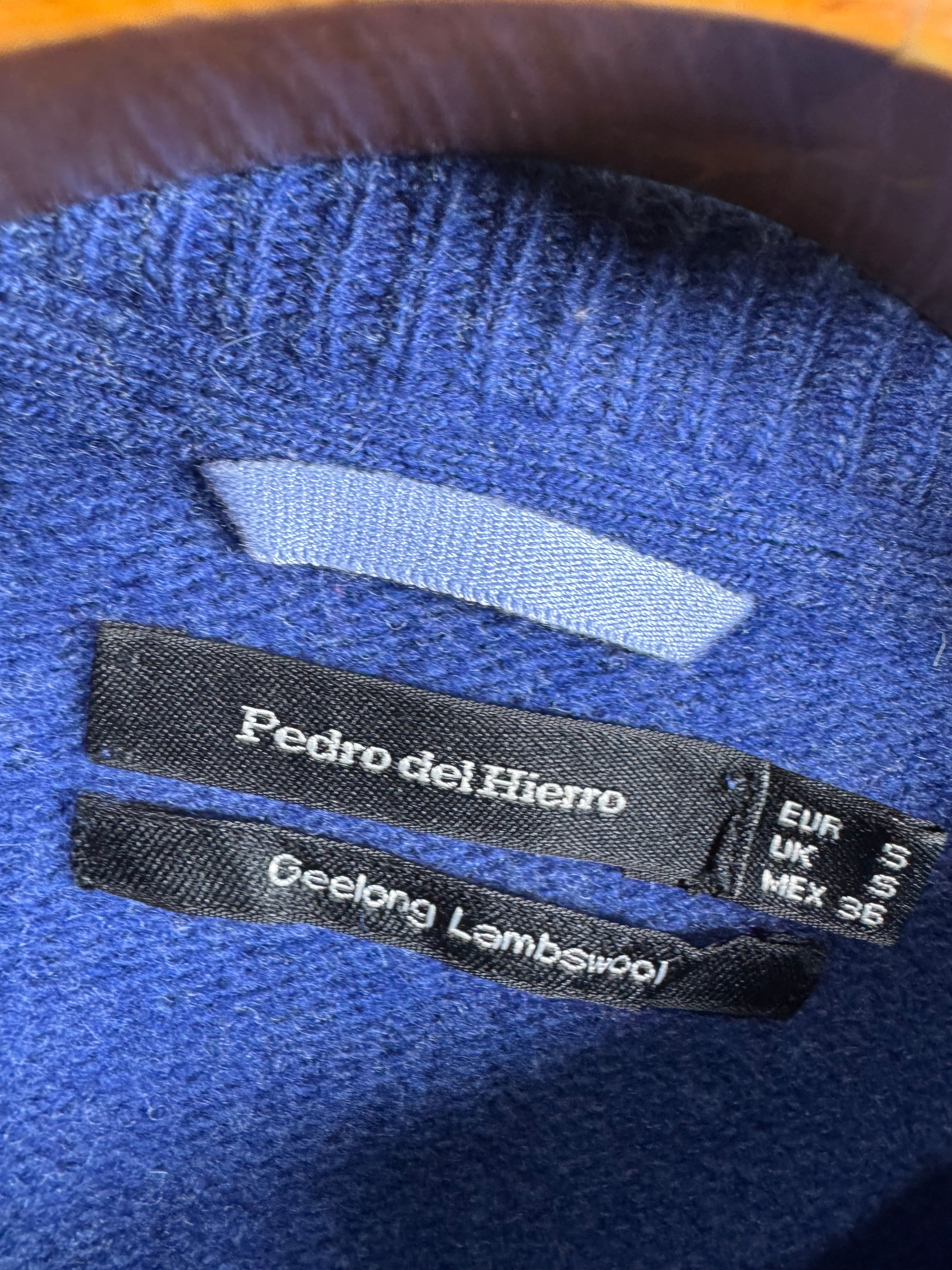Pedro Del Hierro Geelong Lambswool Sweater (Medium)