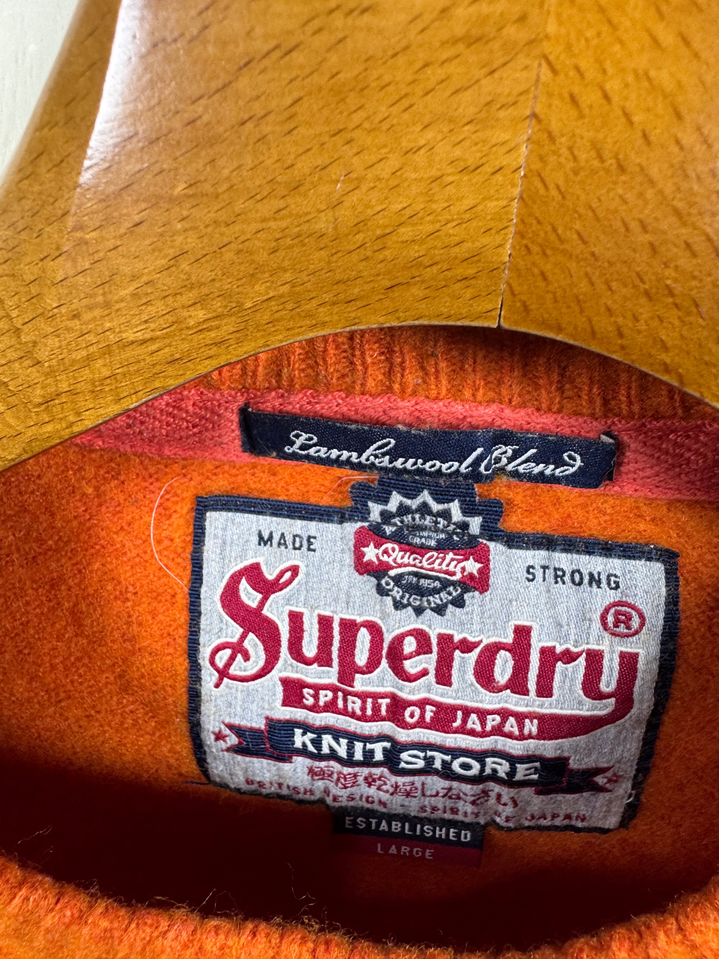 Super Dry Lambswool Sweater (Small)