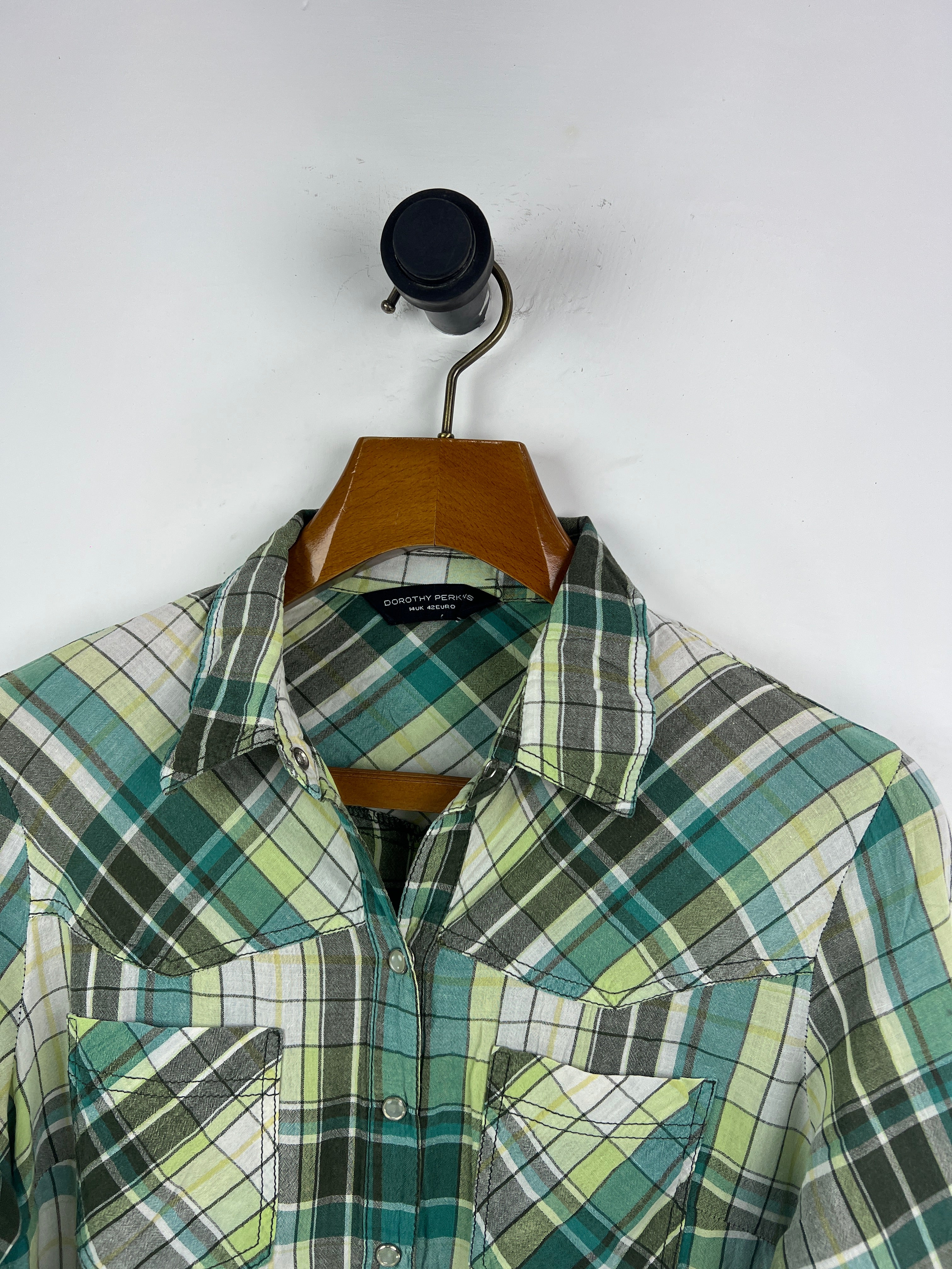 Dorothy Perkins Linen Shirt (Women) (Medium)