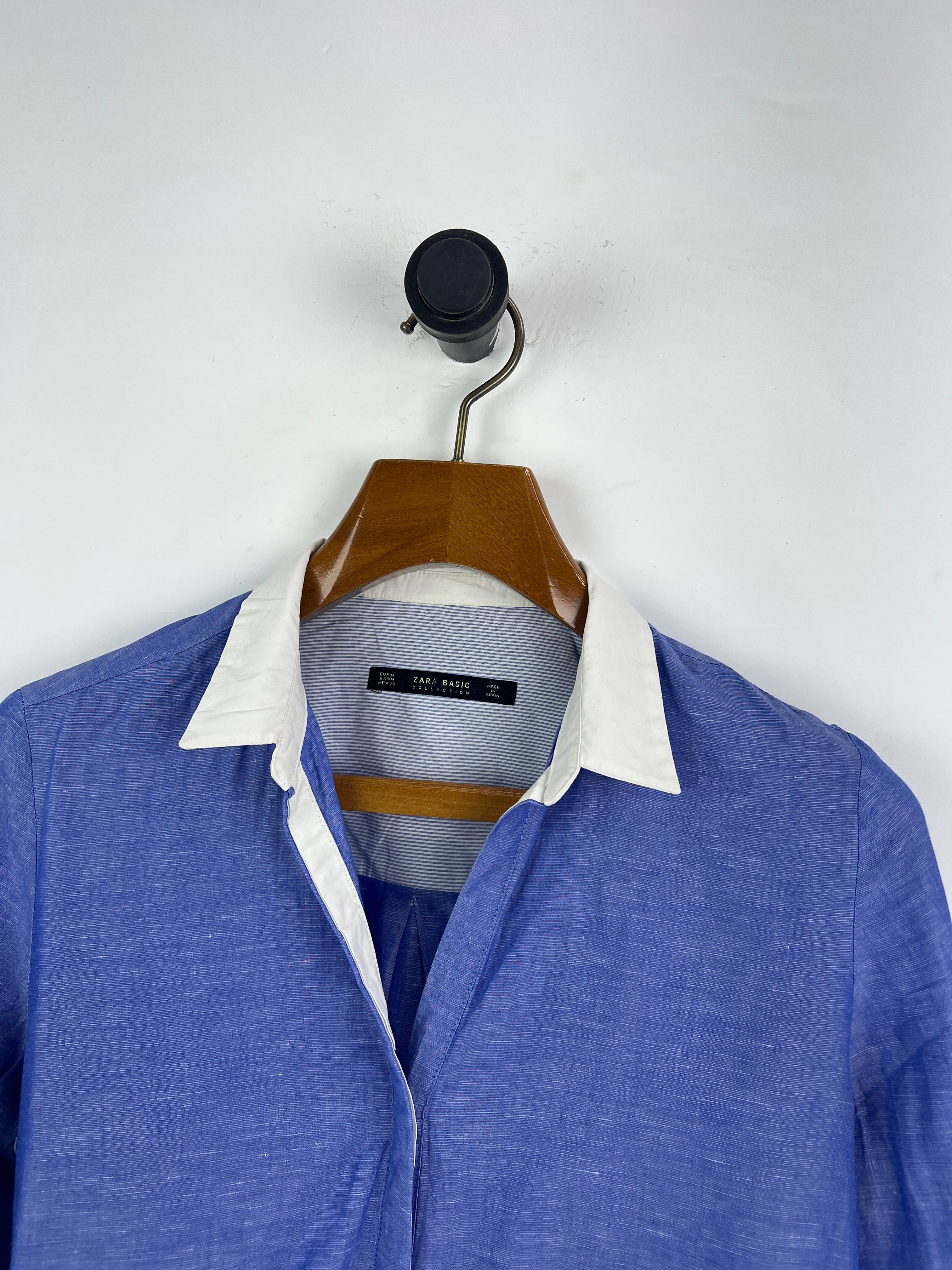 Zara Linen Shirt (Women) (Medium)