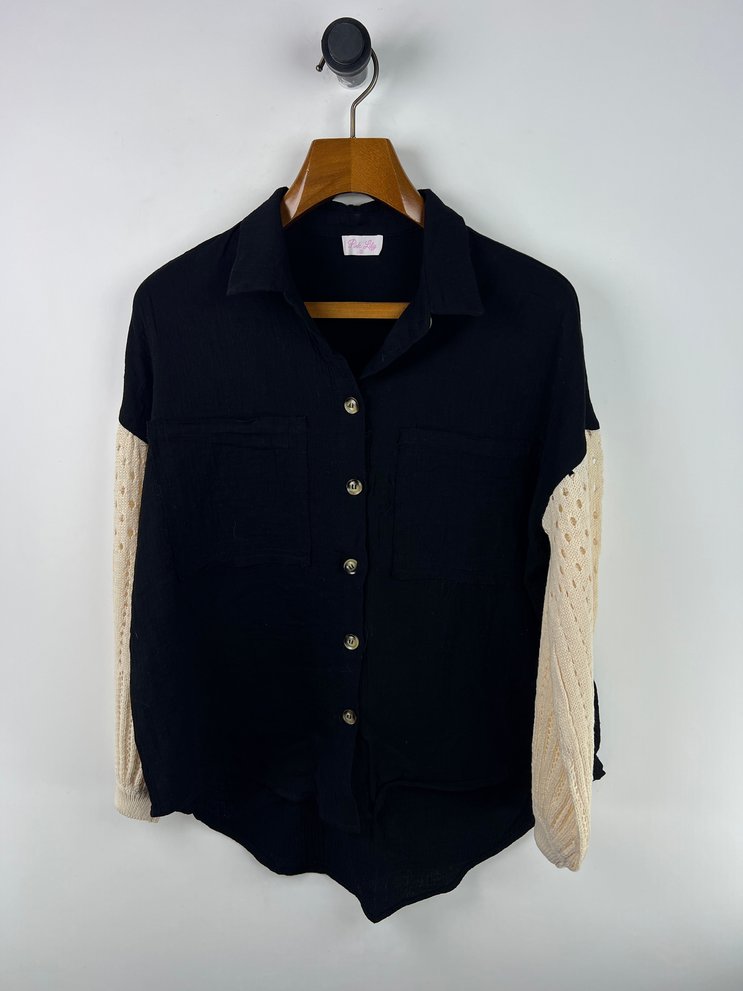 Pink Lily Blouse (Women) (Large/X-Large)