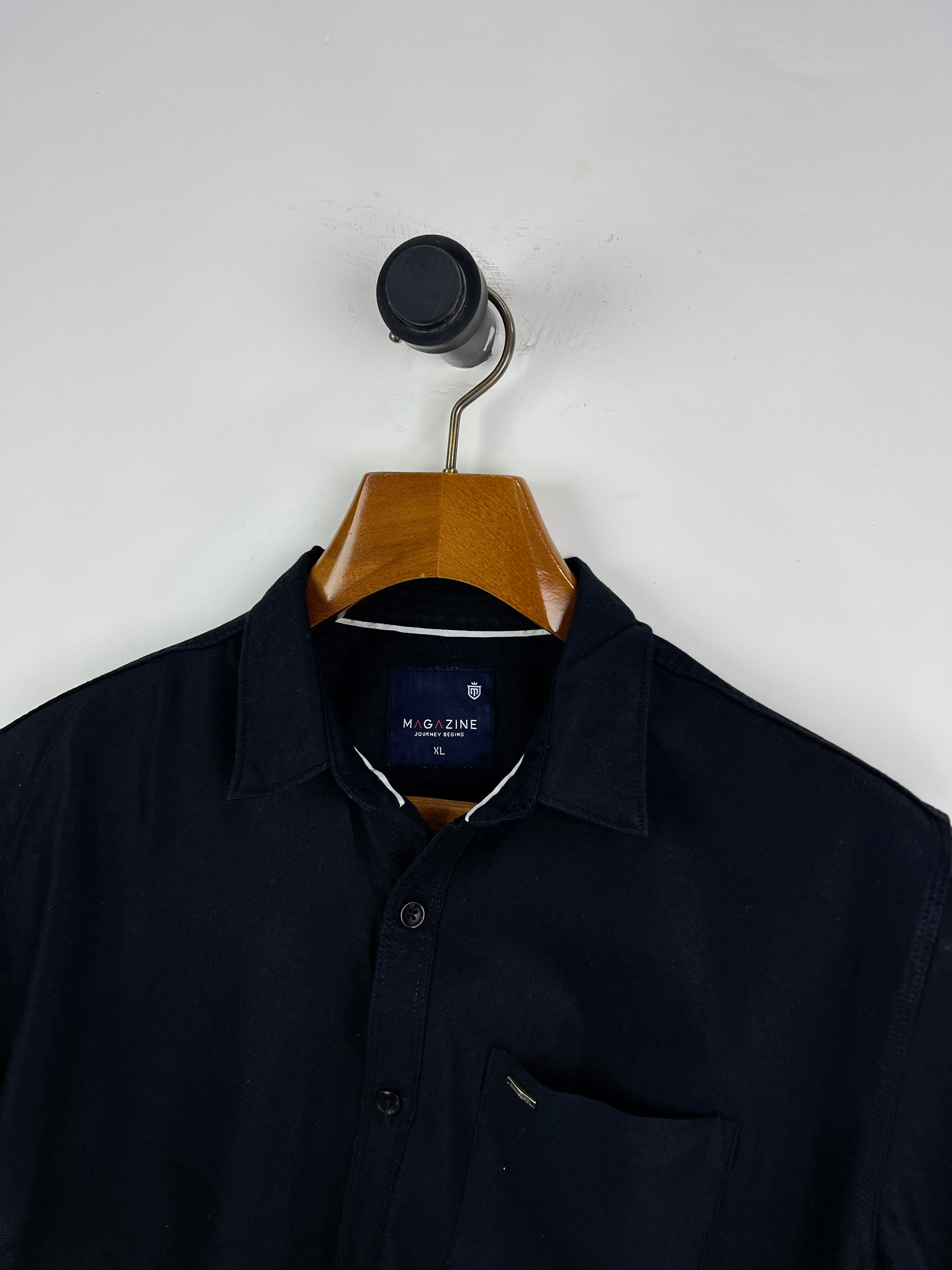 Magazine Linen Shirt (Small)
