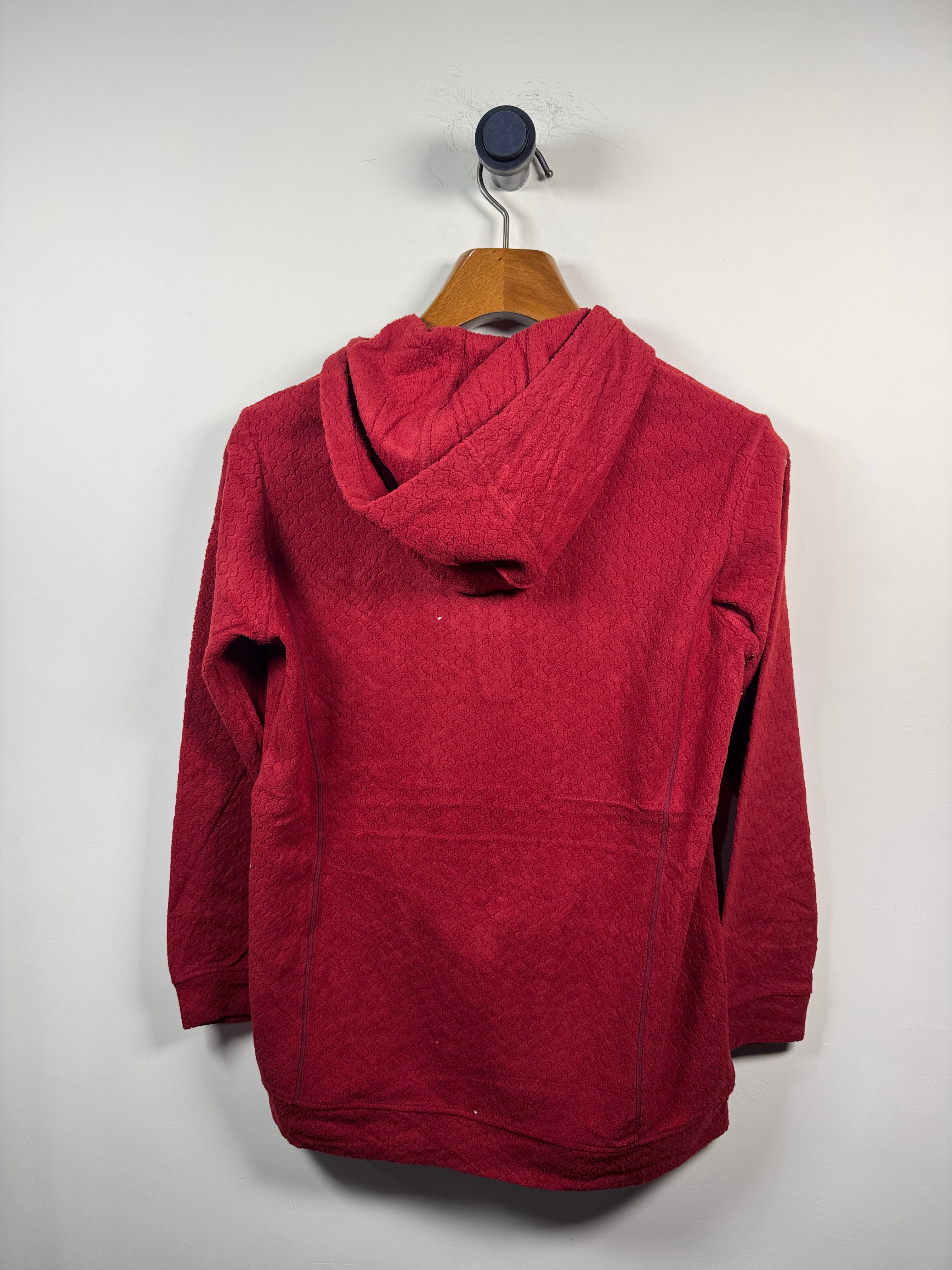 Red Face Fleece Quarter Zipper (Women) (Medium)