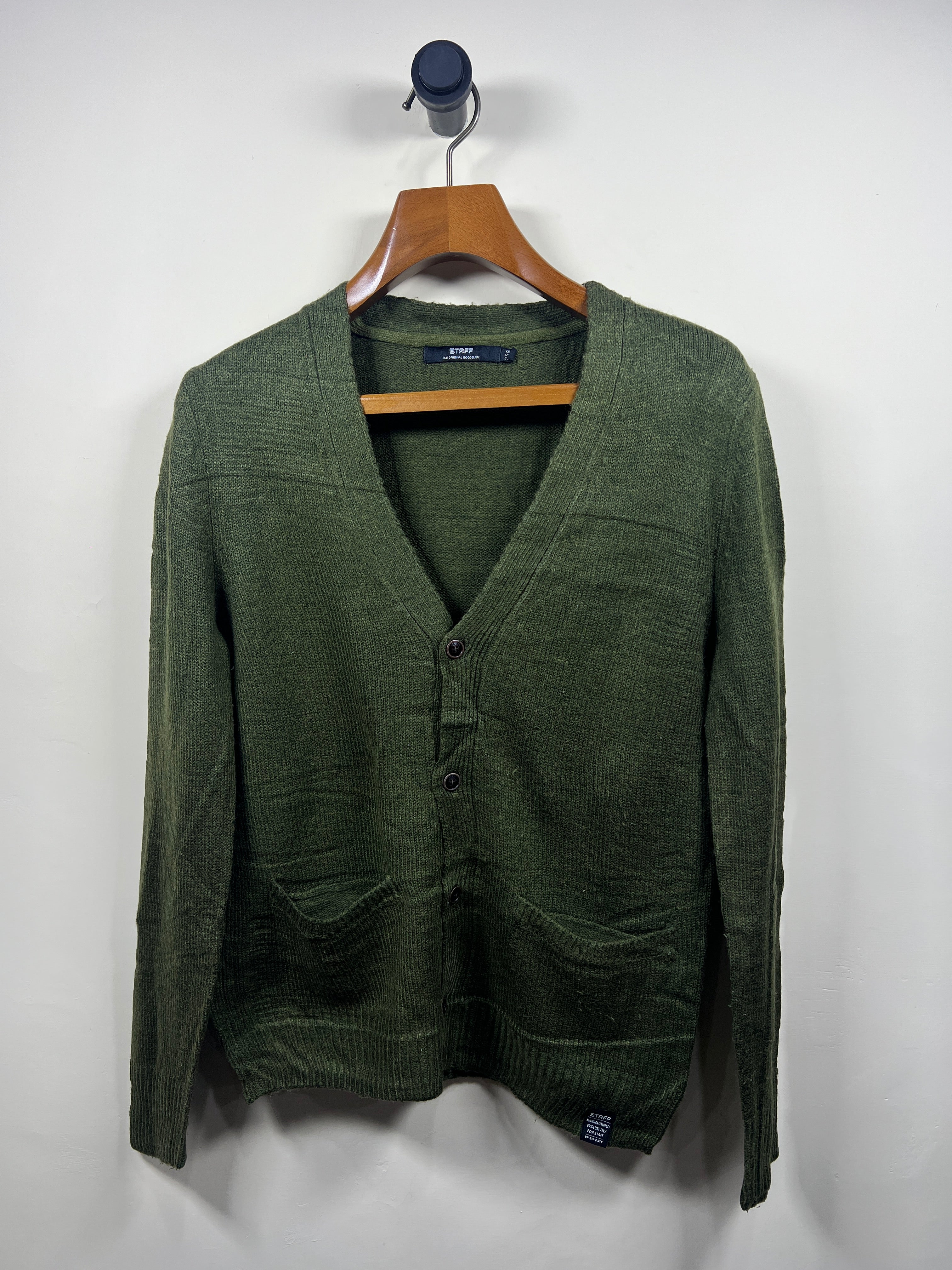Staff Buttoned Sweater (Small)