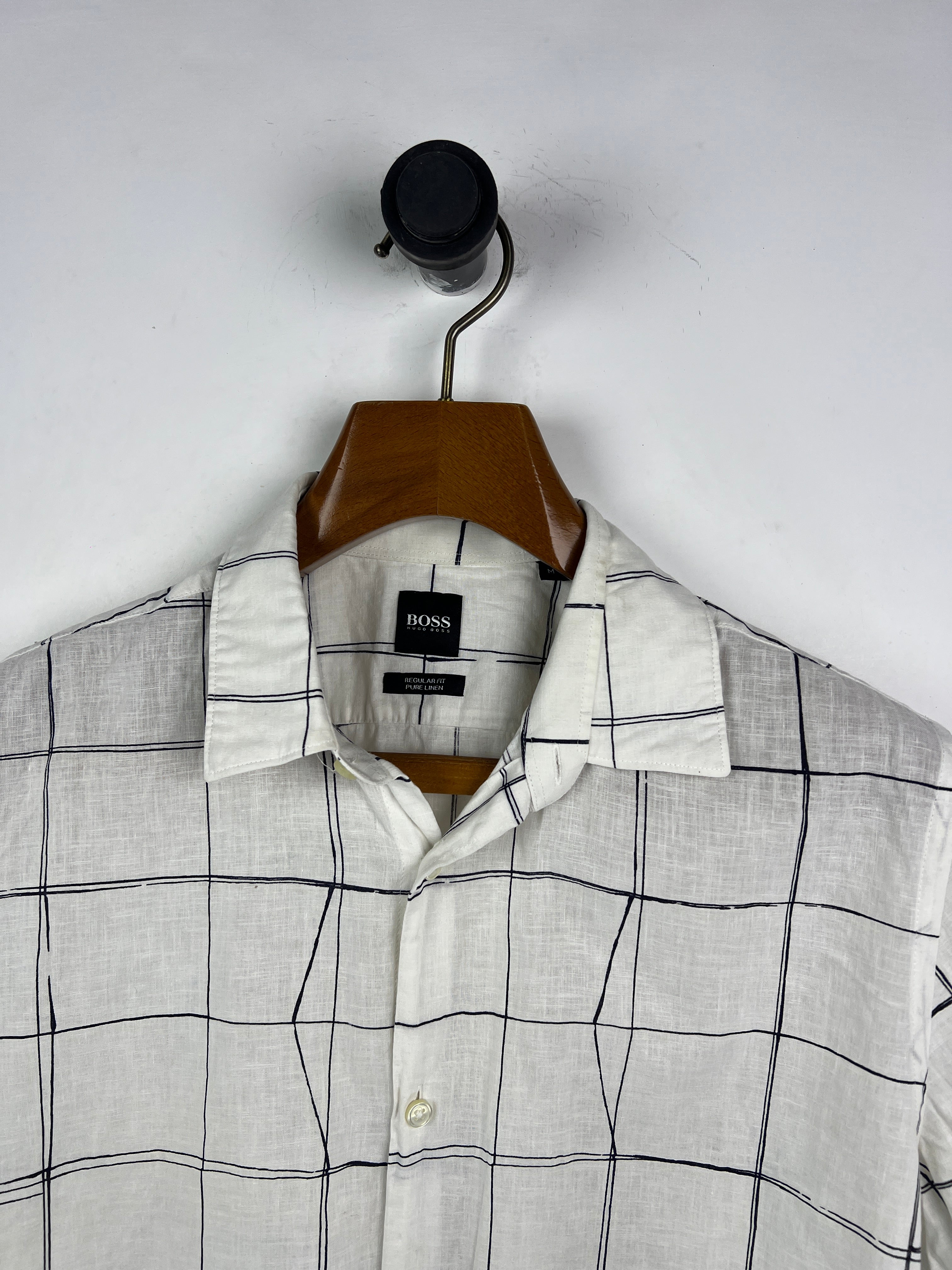 Hugo Boss Linen Shirt (Large)
