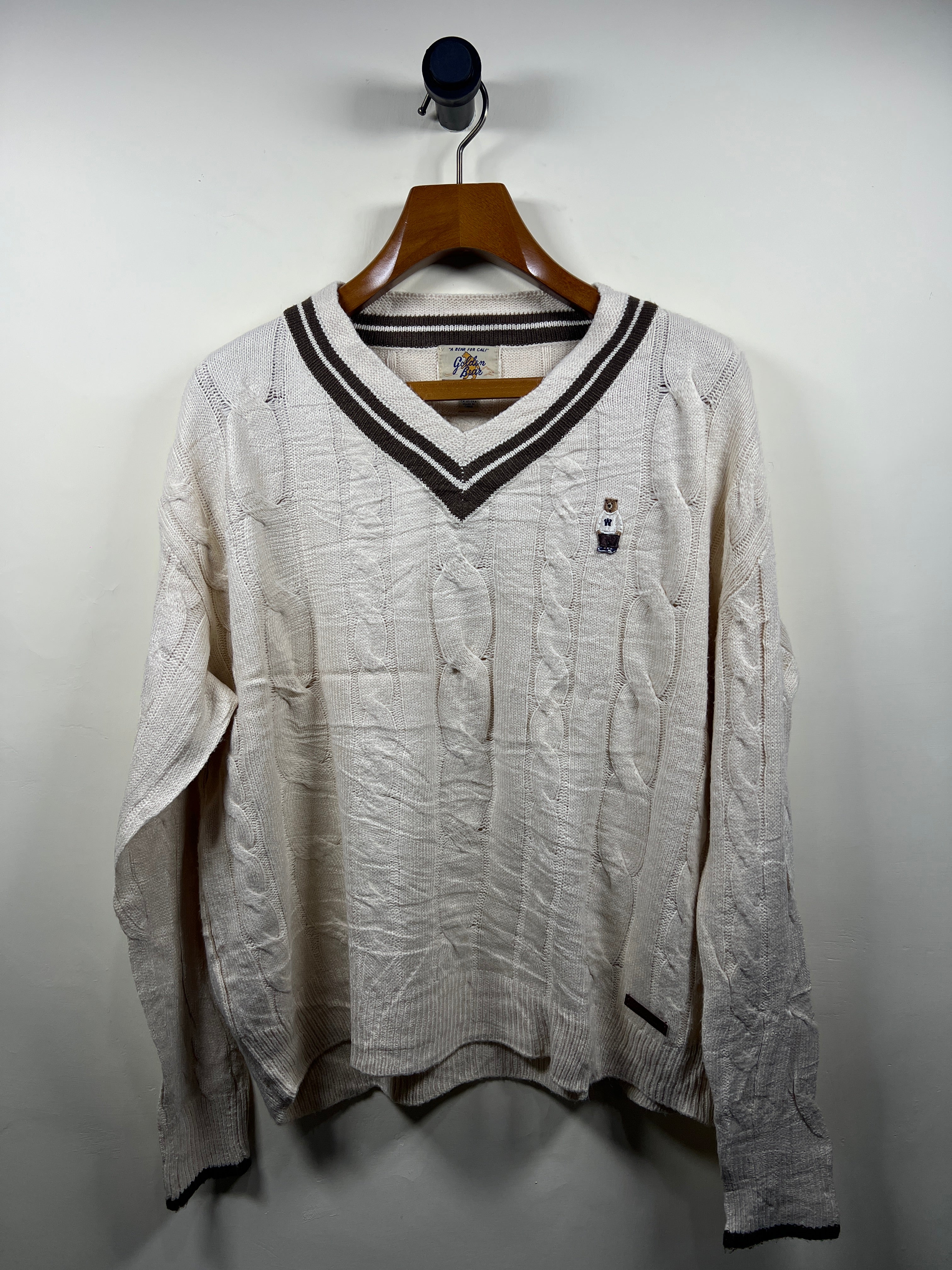 Golden Bear Cable Knitted Sweater (X-Large)