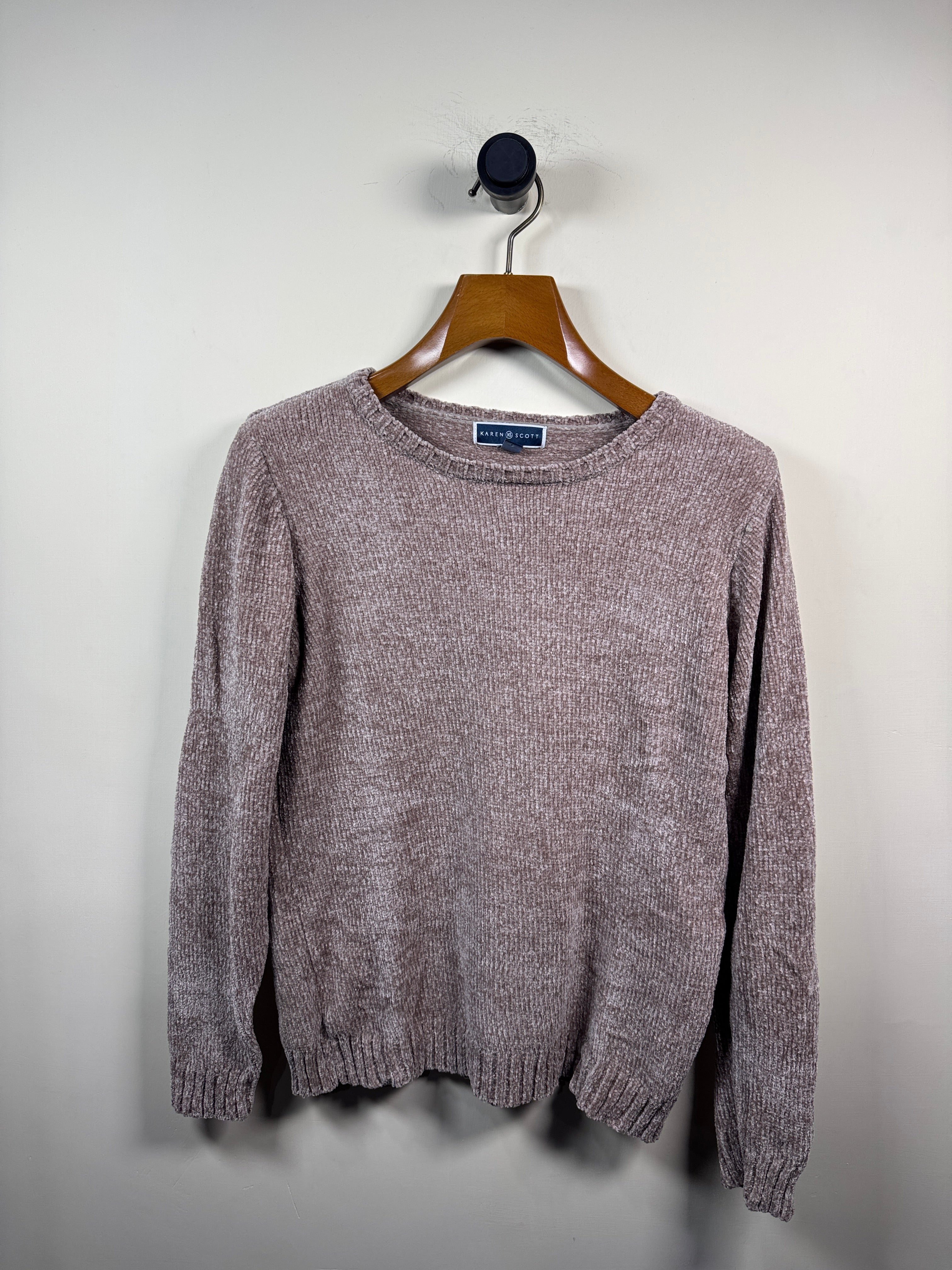 Karen Scott Velvet Sweater (Women) (Medium-Large)